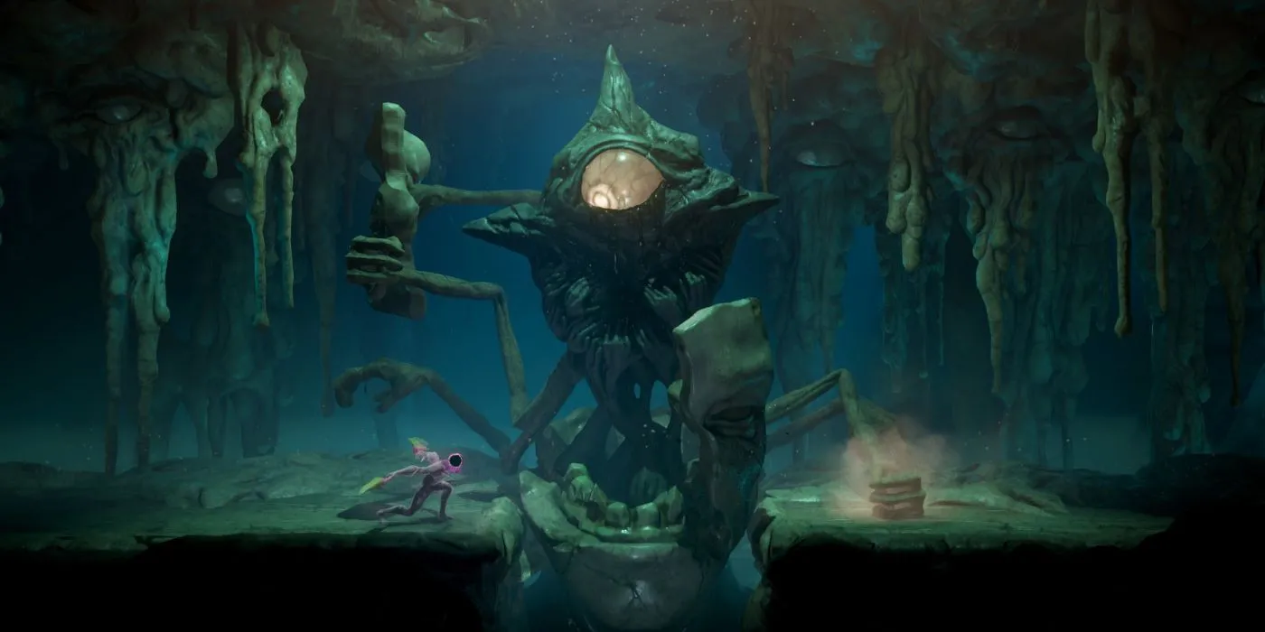 Boss nhiều tay đầy thách thức trong game ARPG Grime