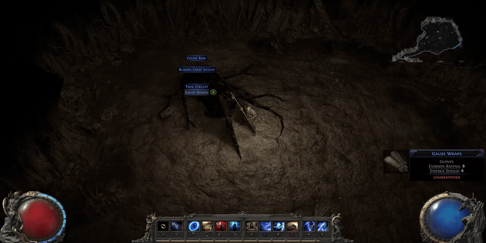 Boss The Devourer chui lên khỏi mặt đất trong Path of Exile 2, gây khó khăn cho người chơi