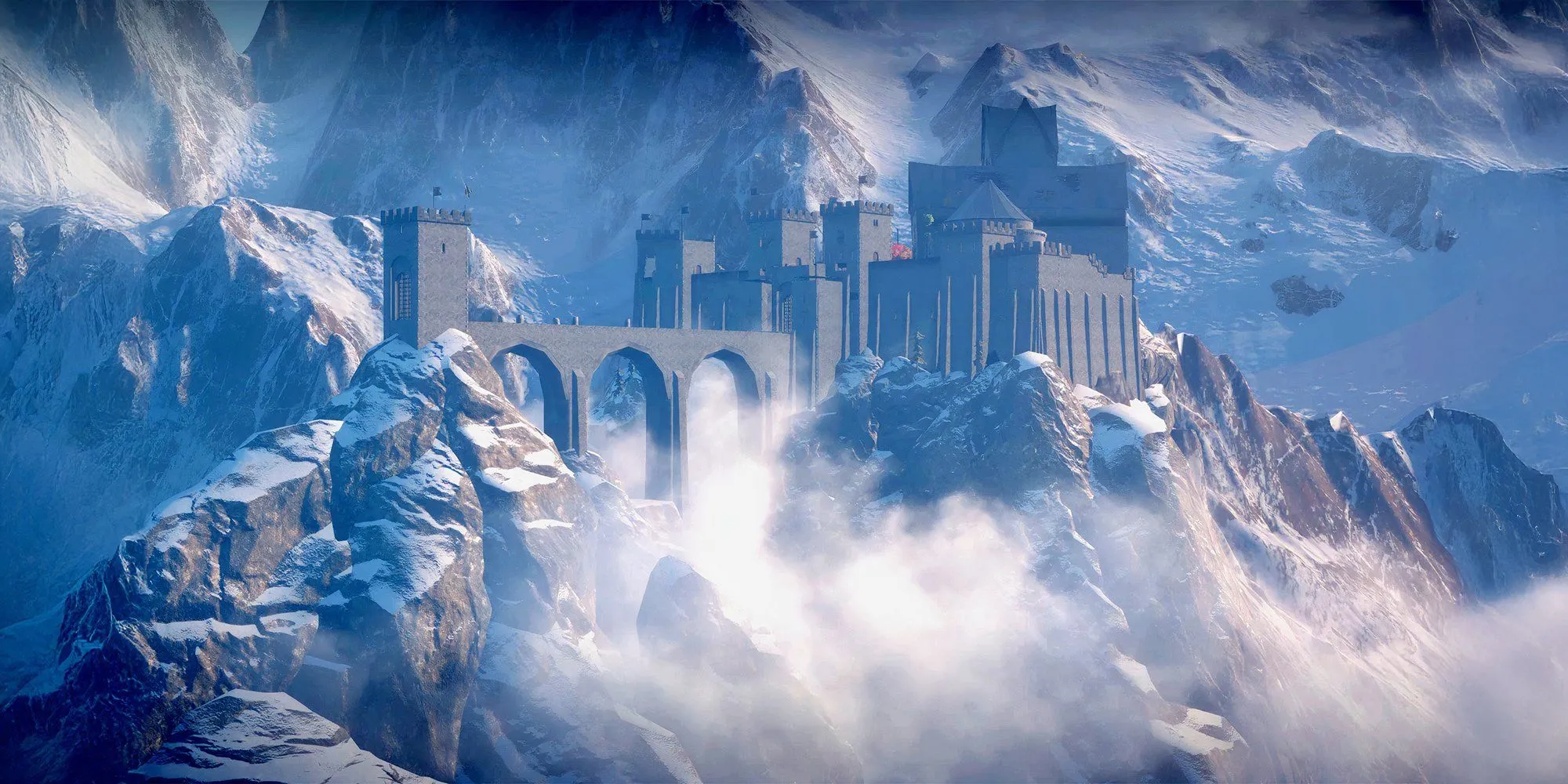 Căn cứ Skyhold trong game nhập vai Dragon Age Inquisition