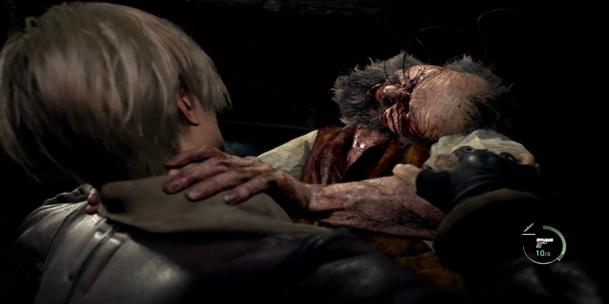 Cảnh gameplay hành động trong Resident Evil 4 Remake