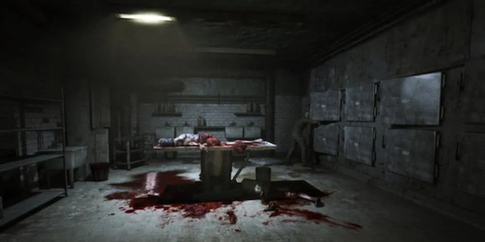 Chiếc bàn dính máu trong Outlast