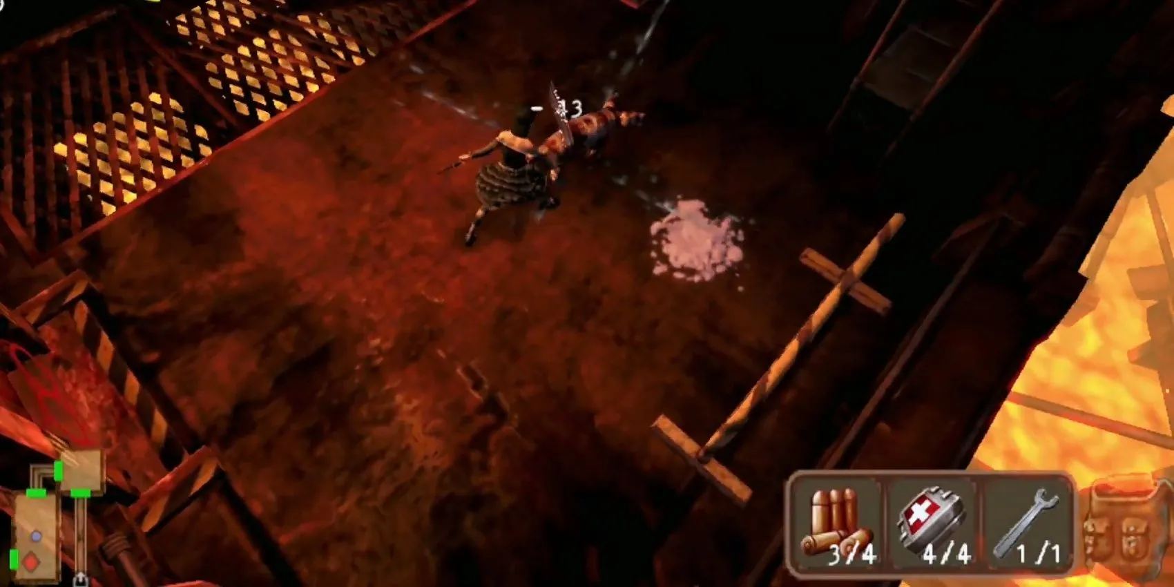 Chiến đấu với quái vật trong game Silent Hill: Book of Memories theo phong cách dungeon crawler