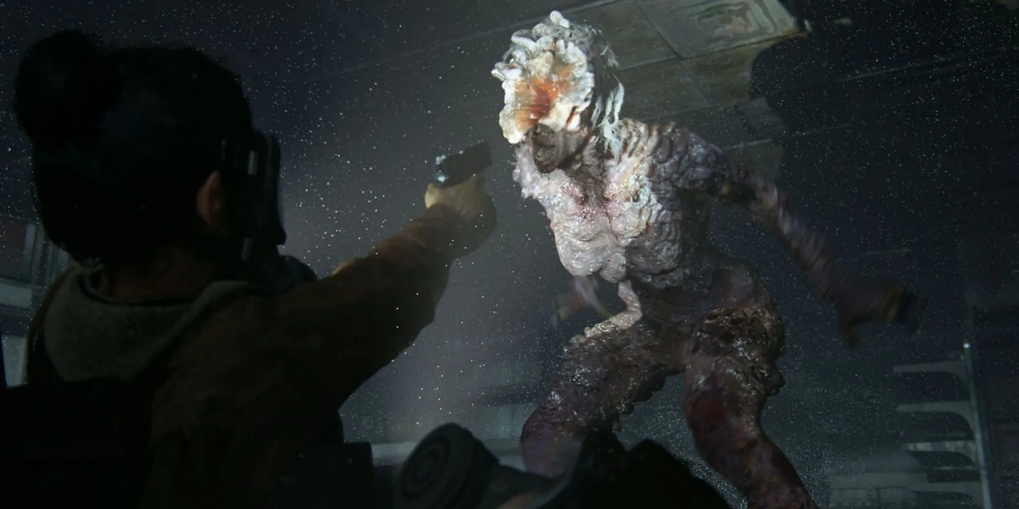 Clicker - dạng Infected giai đoạn 3, biểu tượng của series The Last of Us với khả năng định vị bằng âm thanh