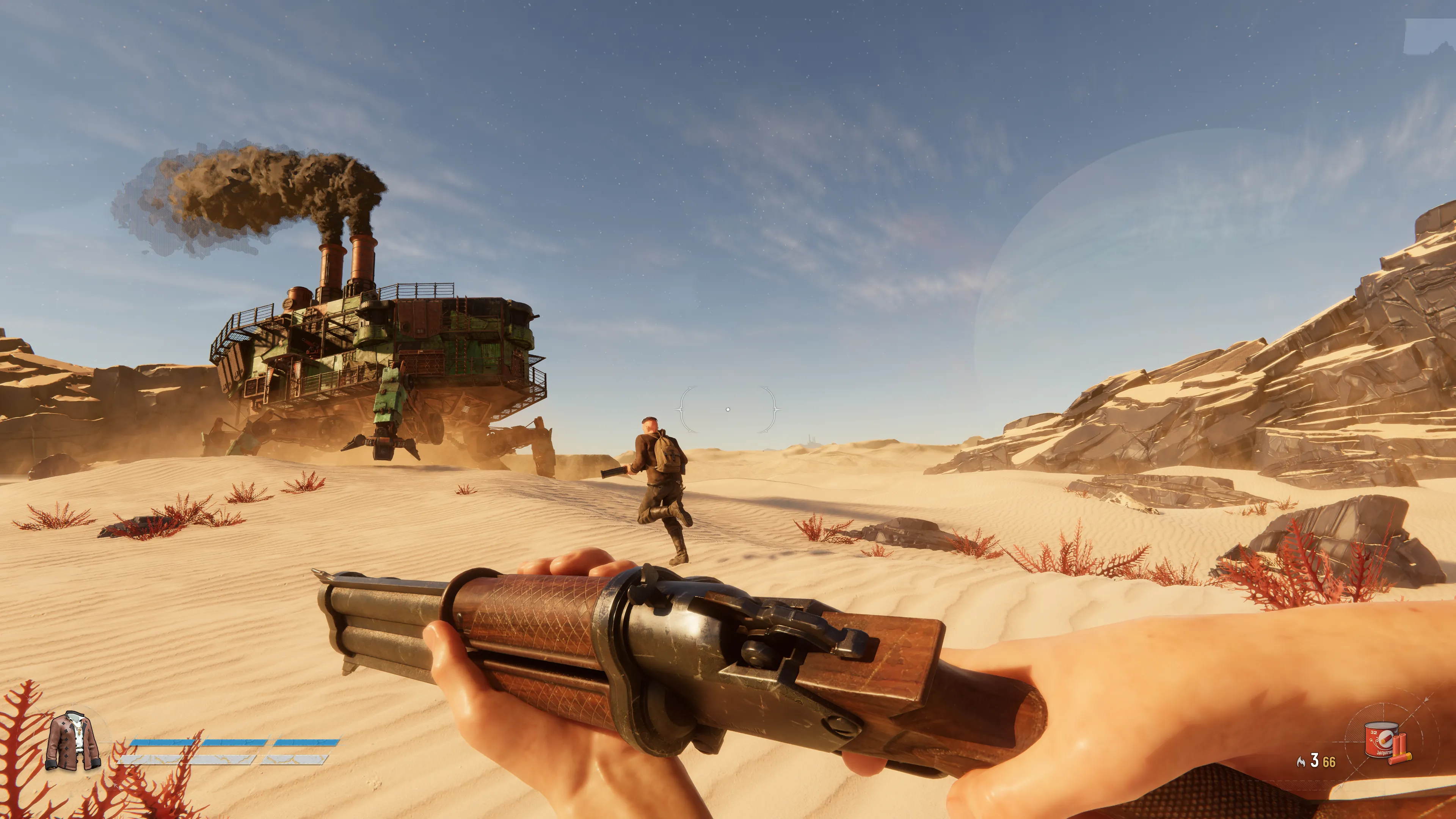 Cỗ máy di chuyển trên cát khổng lồ trong game Sand