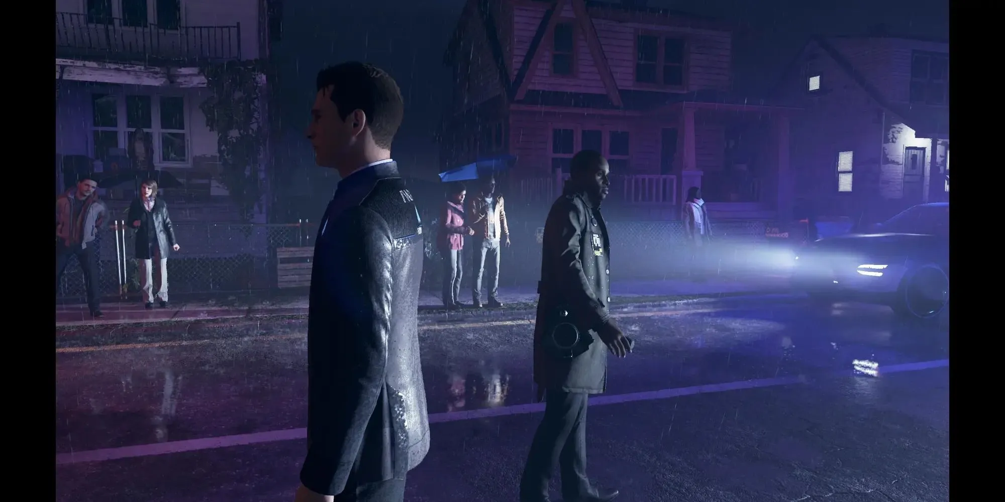 Connor, một trong ba nhân vật android với cốt truyện riêng trong Detroit: Become Human