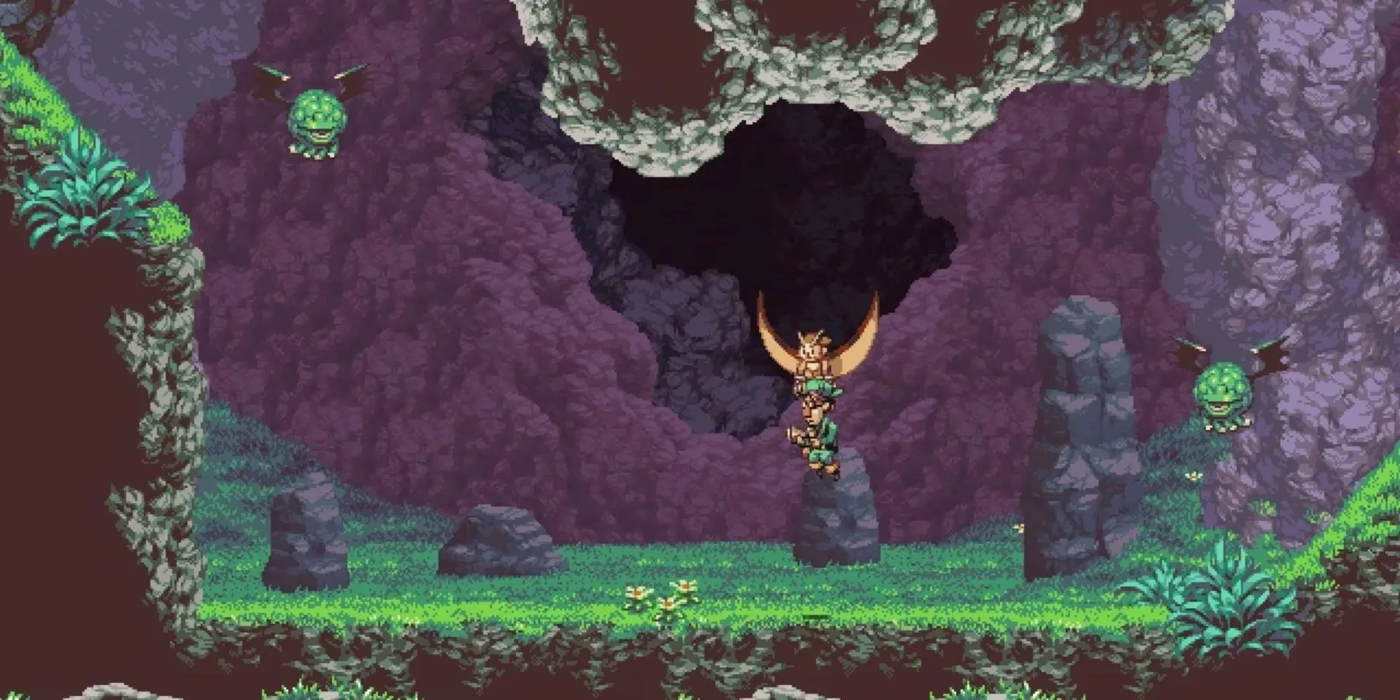 Đồ họa pixel chi tiết trong game Owlboy, giới thiệu nhân vật chính Otus