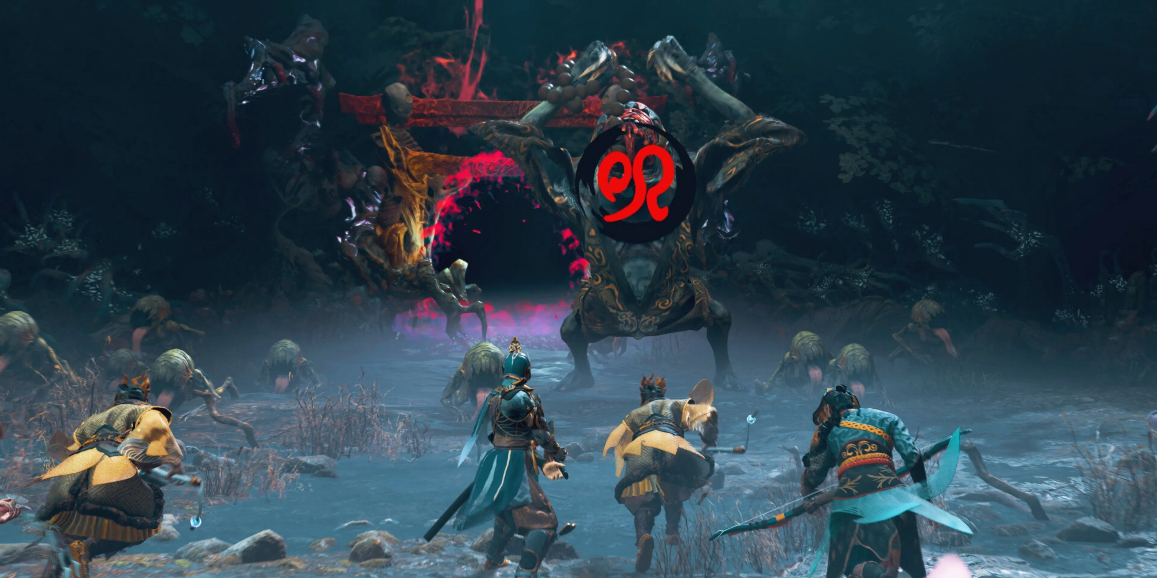 Đồ họa và bối cảnh dân gian Nhật Bản của Kunitsu-Gami Path of the Goddess