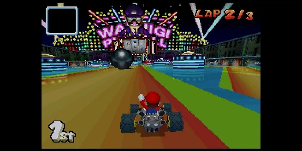 Đường đua Waluigi Pinball kinh điển trong game Mario Kart DS