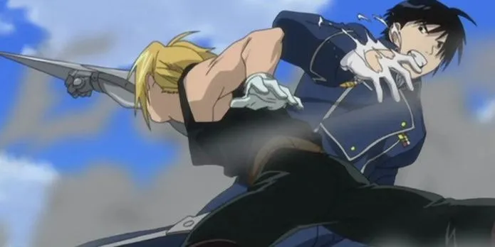 Edward Elric và Roy Mustang trong Fullmetal Alchemist Brotherhood