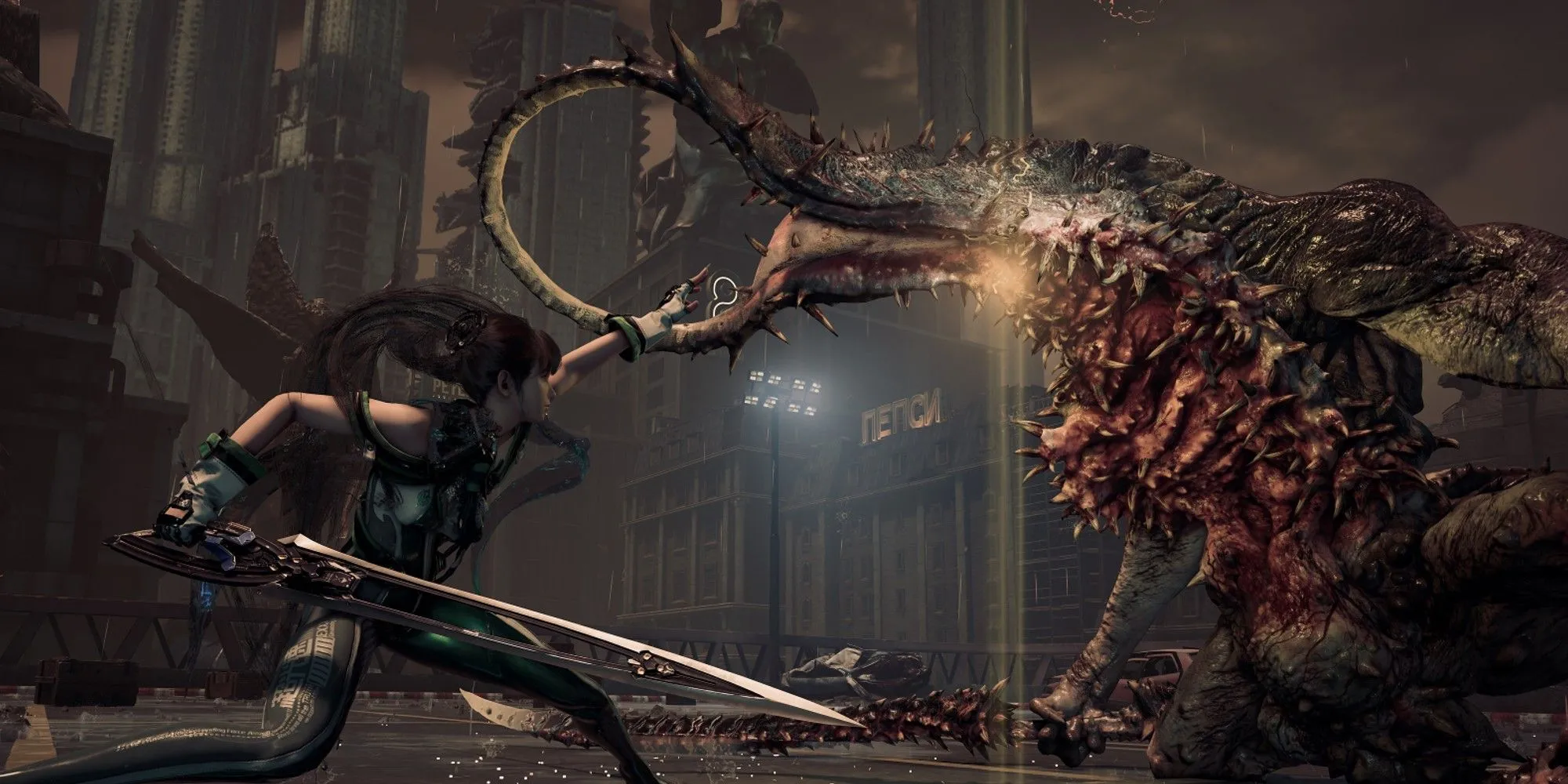 Eve chiến đấu trong Stellar Blade, minh họa gameplay