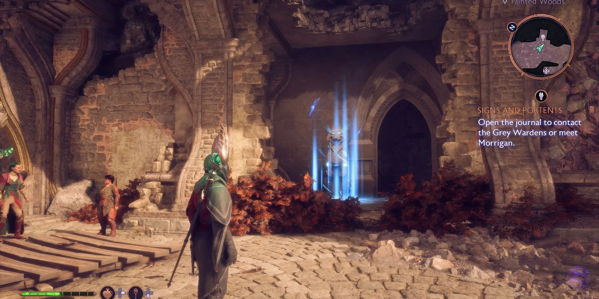 Fen Haral altar trong khu rừng Arlathan ở Dragon Age The Veilguard
