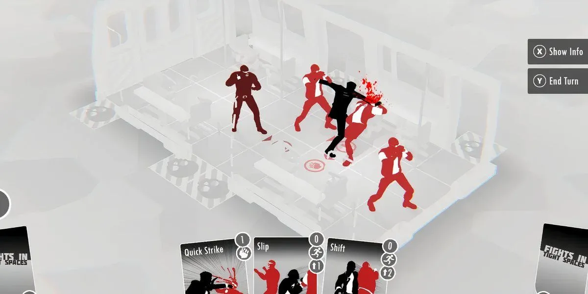 Fights in Tight Spaces Cinematic Tactical Deckbuilder combat