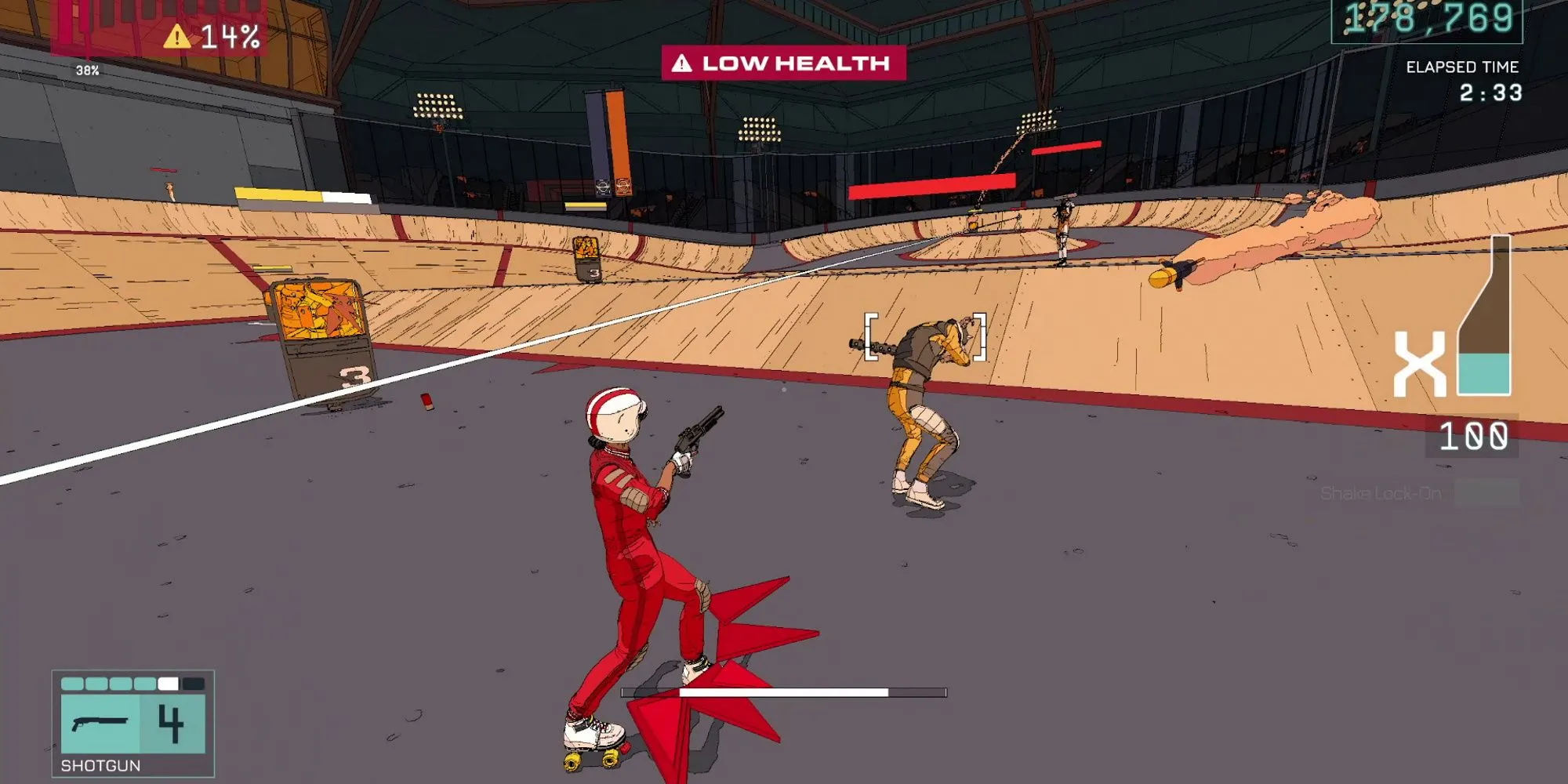 Rollerdrome và OlliOlli World Đã Trở Lại Steam Dưới Tên Nhà Phát Hành Mới 2K Games 1 Gameplay hành động tốc độ cao trong game Rollerdrome trên Steam sau khi trở lại