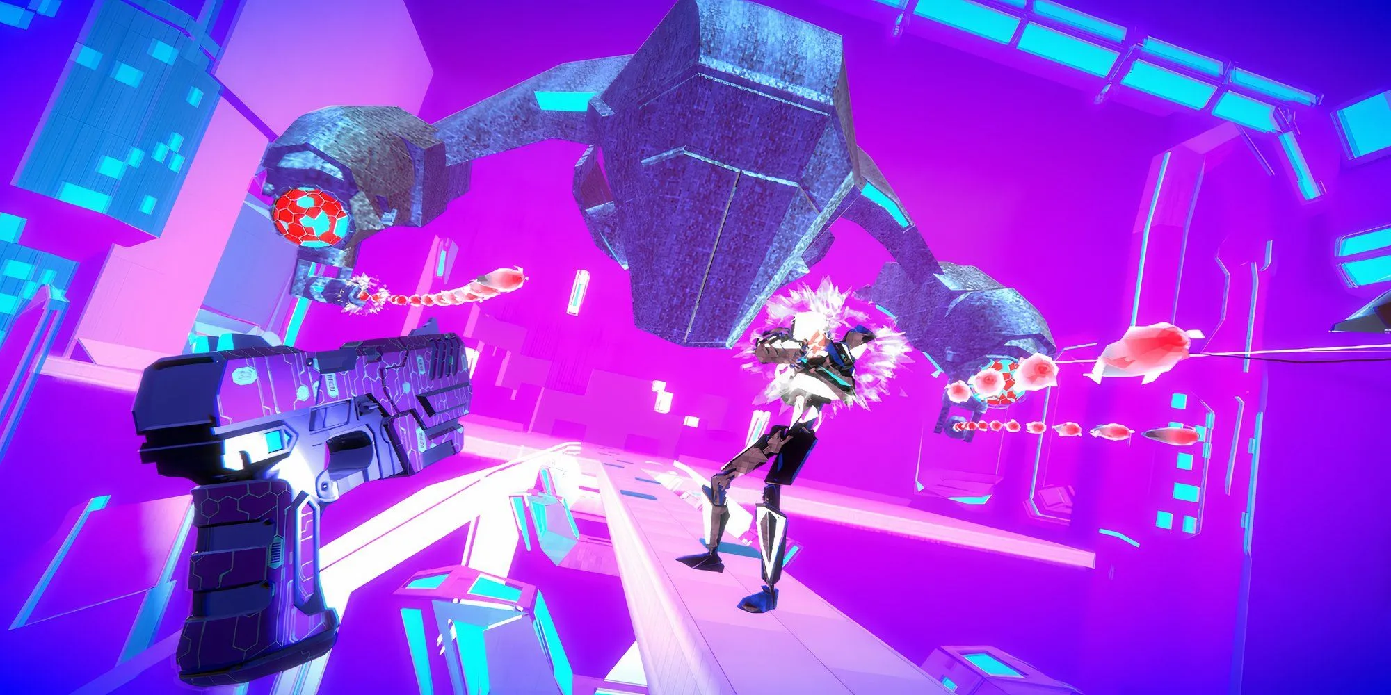 Gameplay Pistol Whip VR, game rhythm shooter góc nhìn thứ nhất độc quyền VR