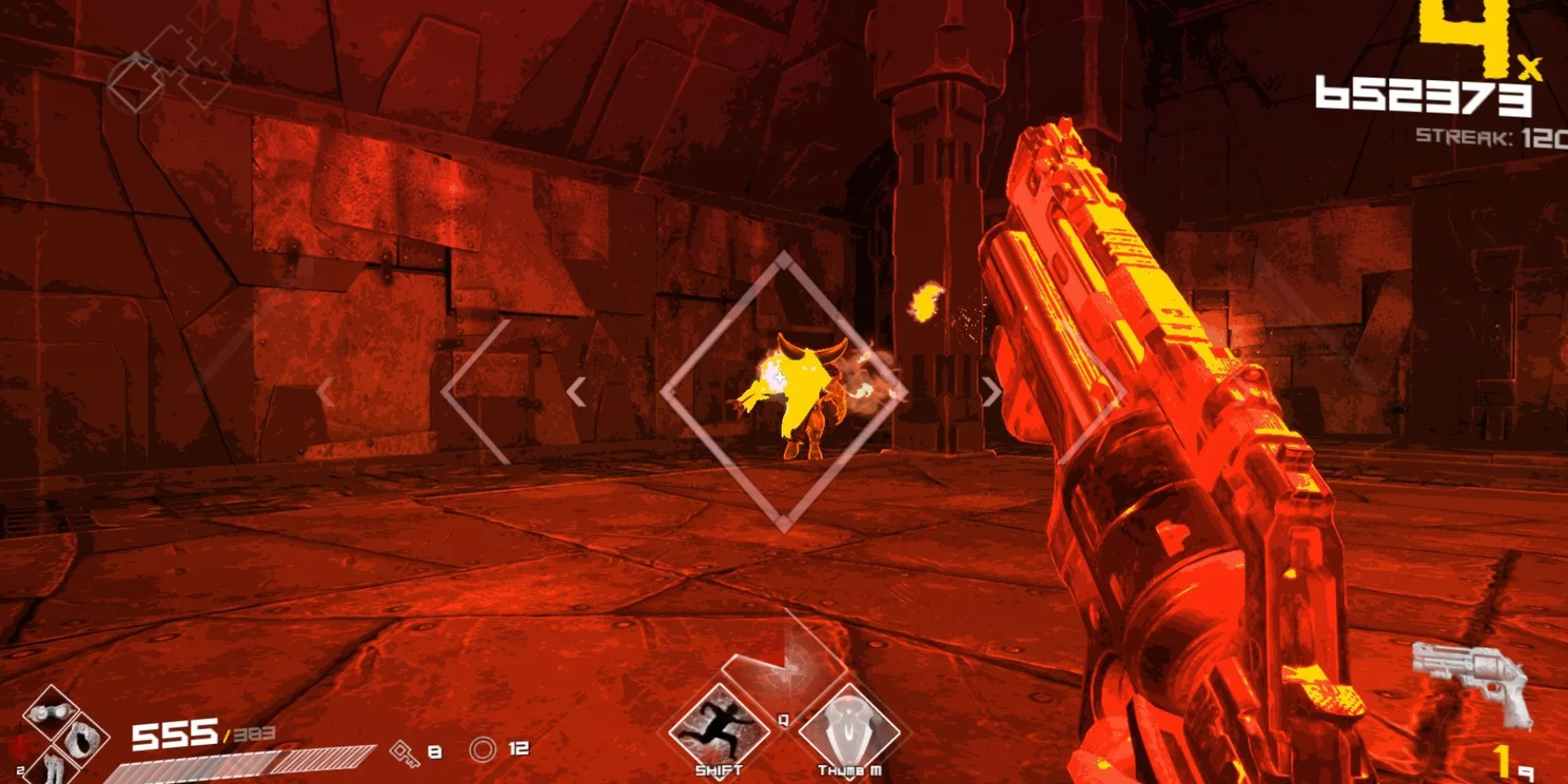 Gameplay tốc độ cao của BPM Bullets Per Minute, game rhythm shooter roguelike lấy cảm hứng từ thần thoại Bắc Âu