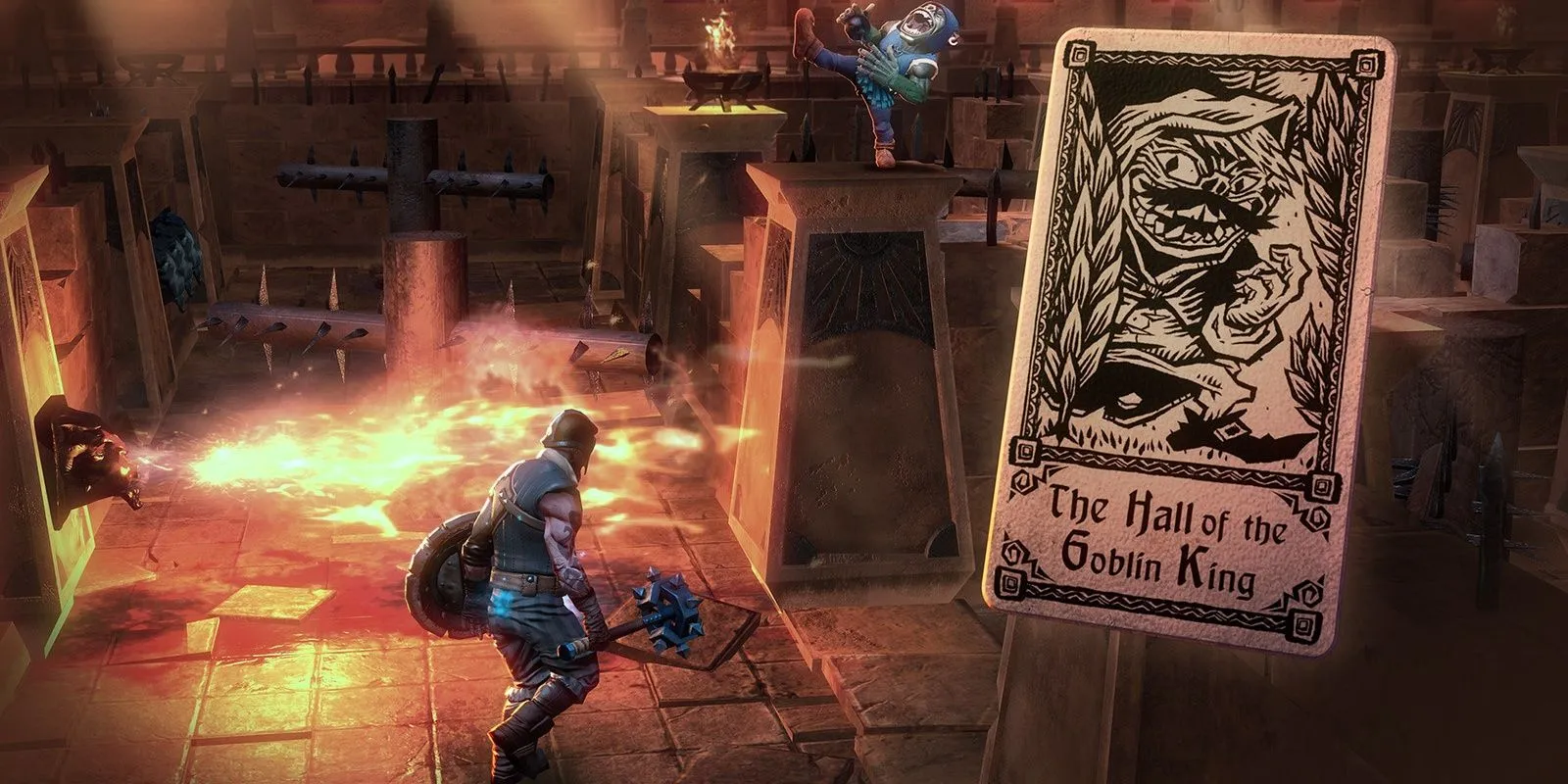 Gặp gỡ kẻ thù qua bộ bài của Người Chia Bài trong game Hand of Fate