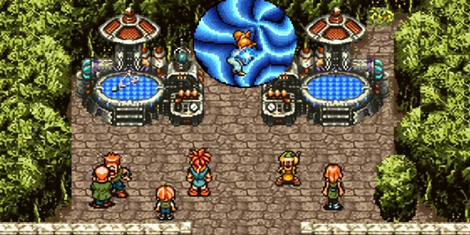 Giao diện chiến đấu của Chrono Trigger
