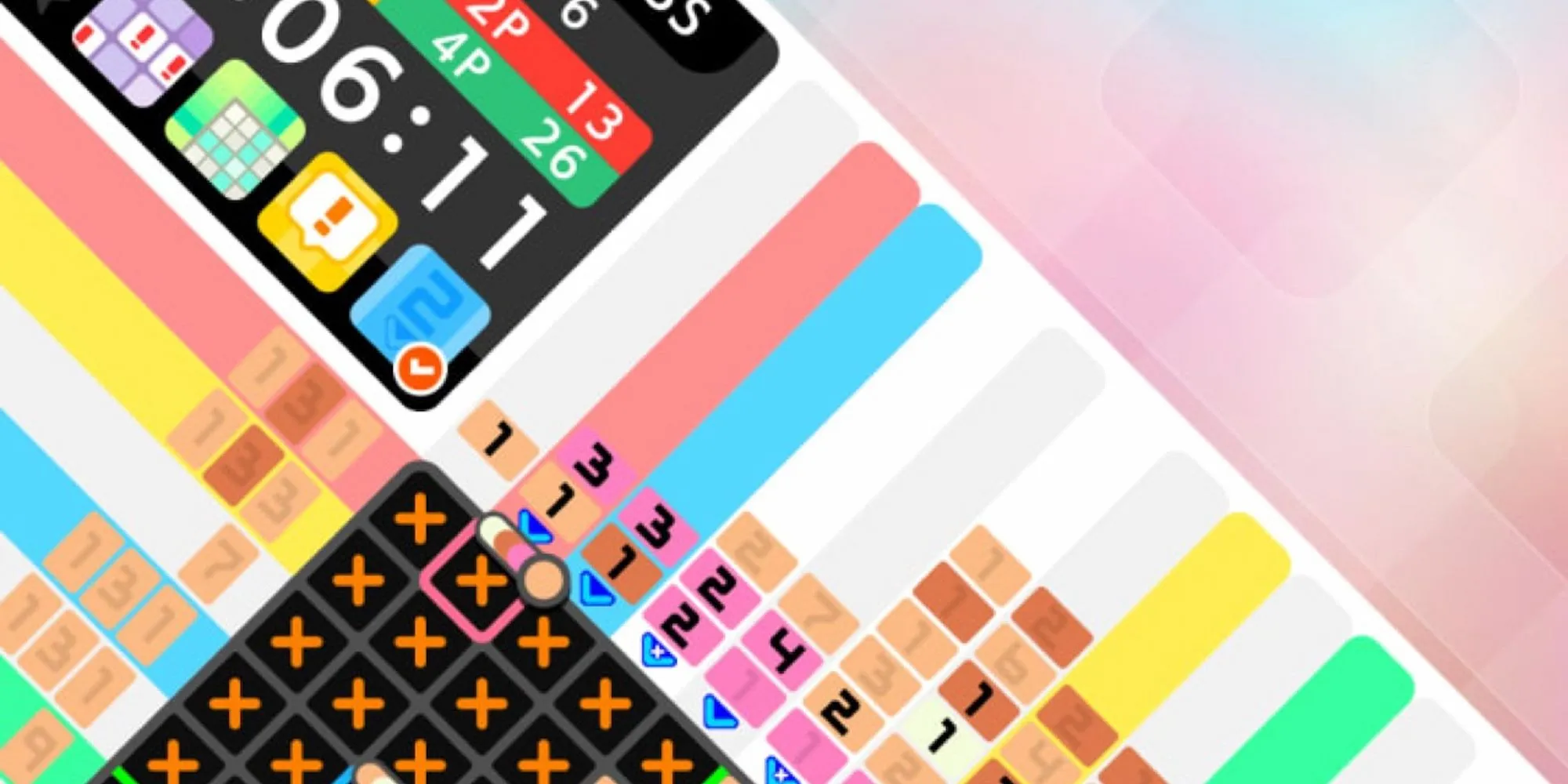 Giao diện giải đố trong Picross S9.