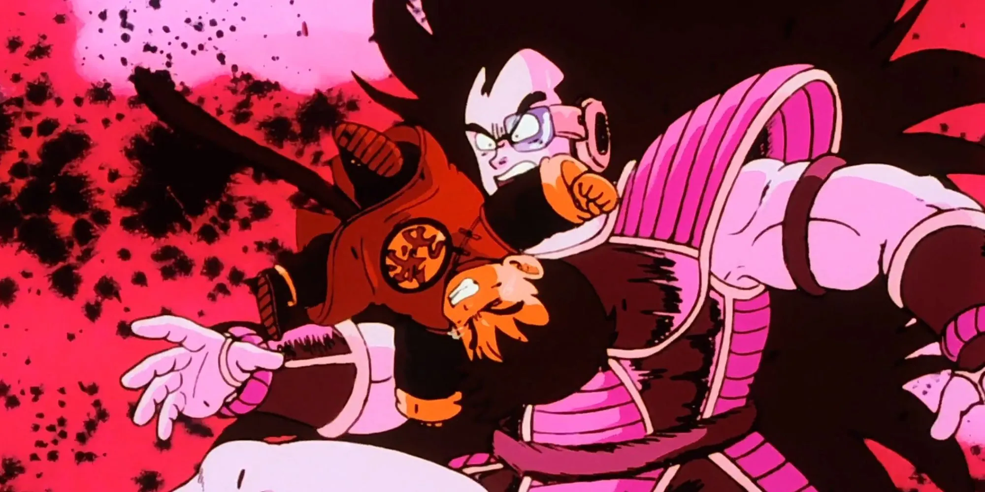 Gohan húc đầu vào Raditz