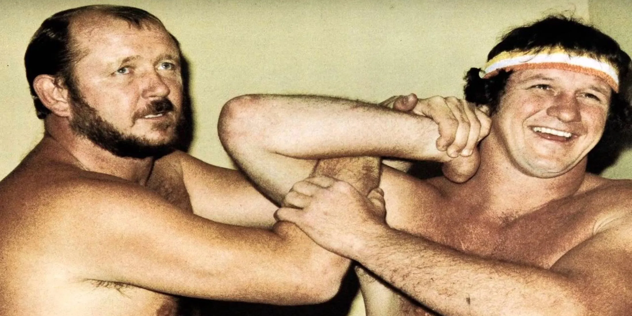 Hai anh em Terry Funk và Dory Funk Jr., đội Funk Brothers nổi tiếng
