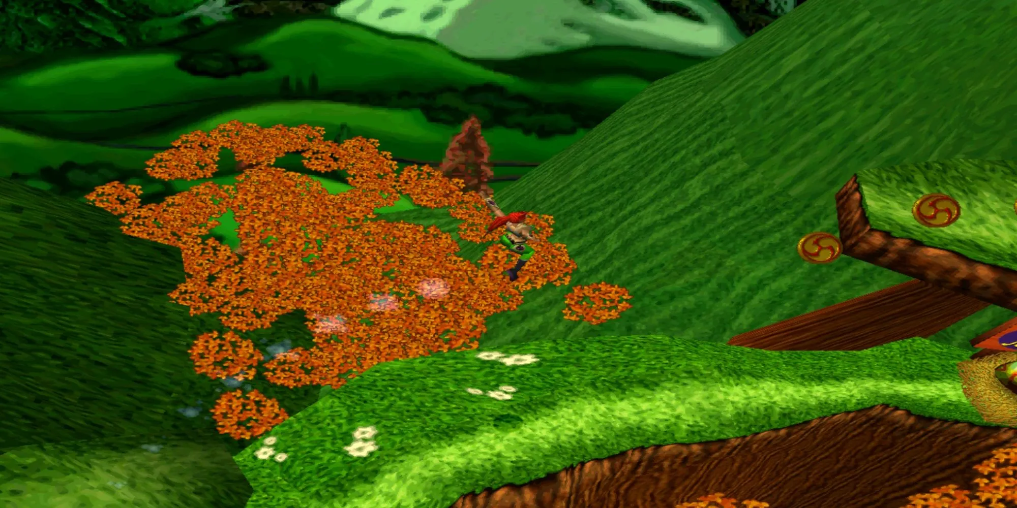 Hai nhân vật chính Fargus và Nikki trong game platformer 2.5D Pandemonium!
