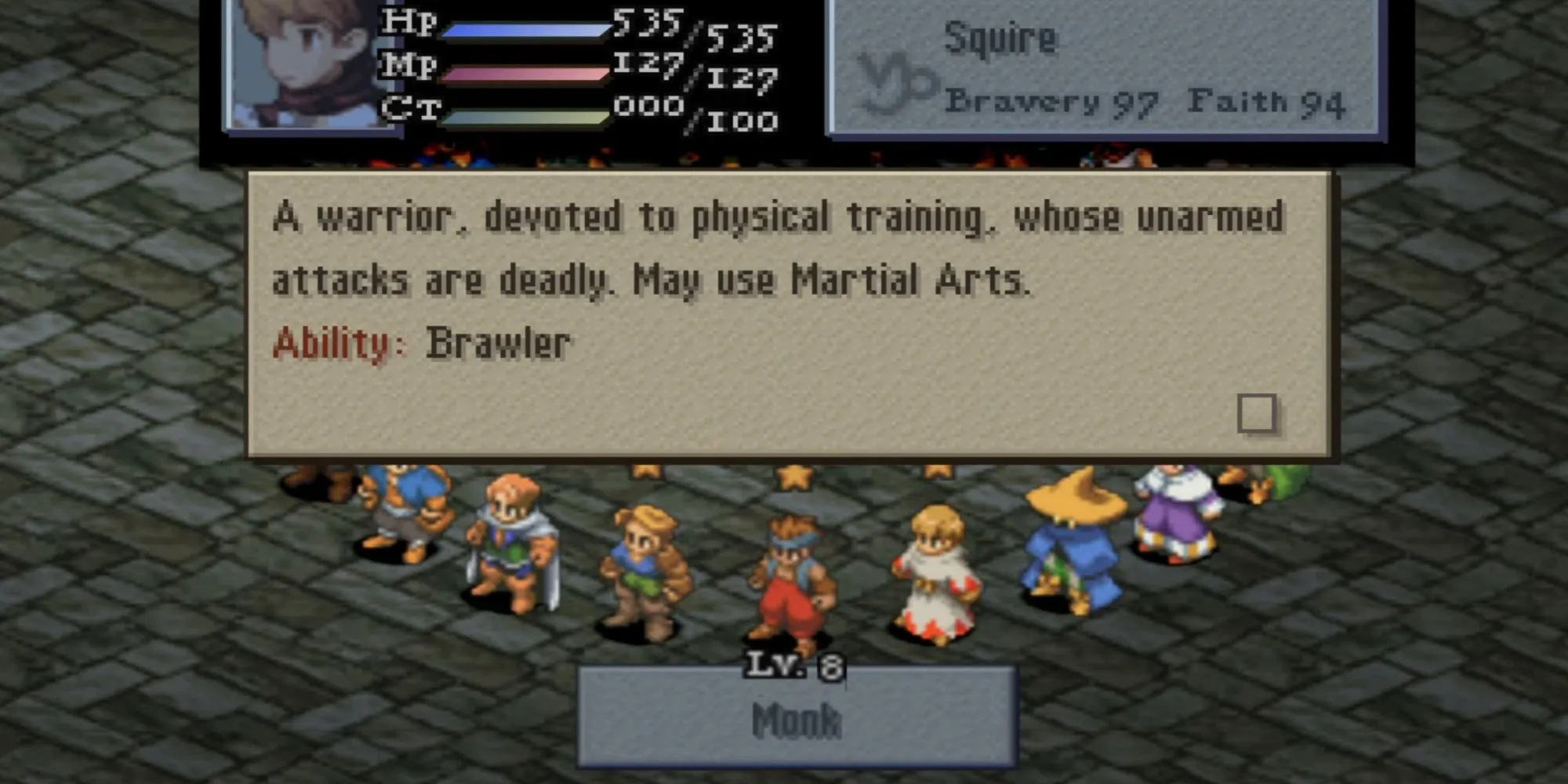 Hệ thống Job độc đáo và phức tạp trong Final Fantasy Tactics