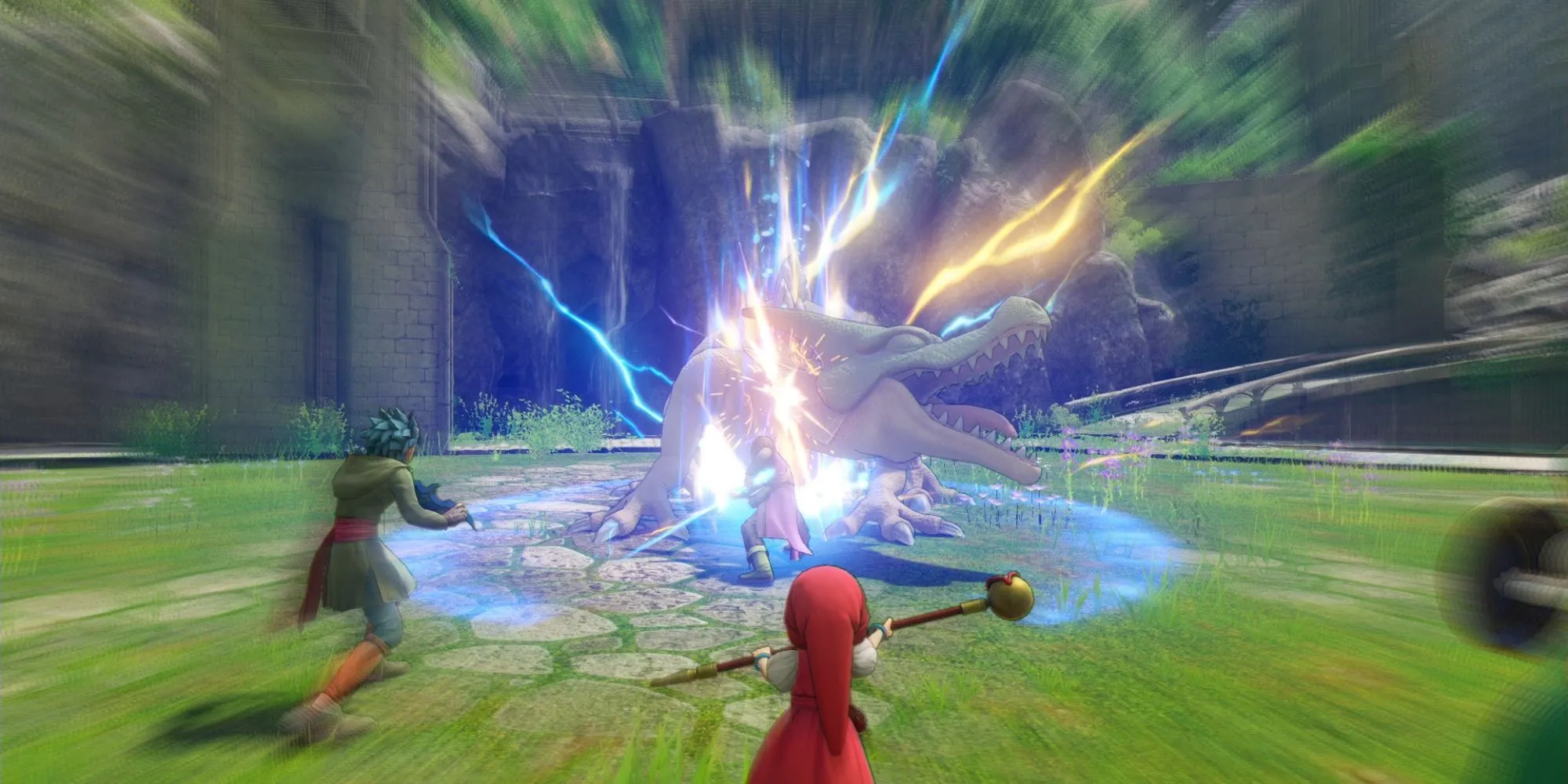 Hiệu ứng phép thuật trong trận đấu của Dragon Quest XI