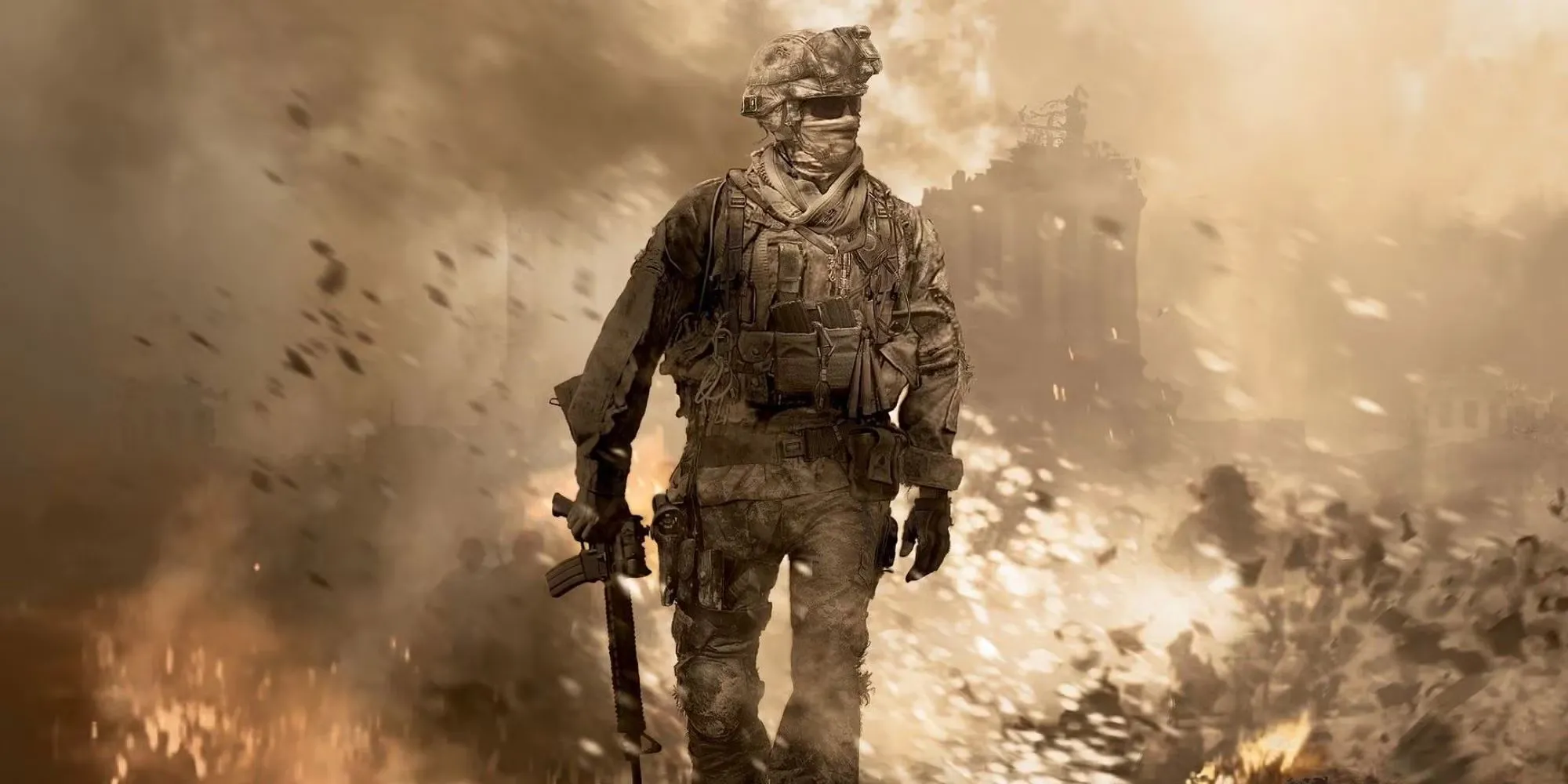Hình ảnh biểu tượng từ game Call of Duty Modern Warfare 2 (2009), một trong những đỉnh cao của series CoD với chiến dịch ấn tượng.
