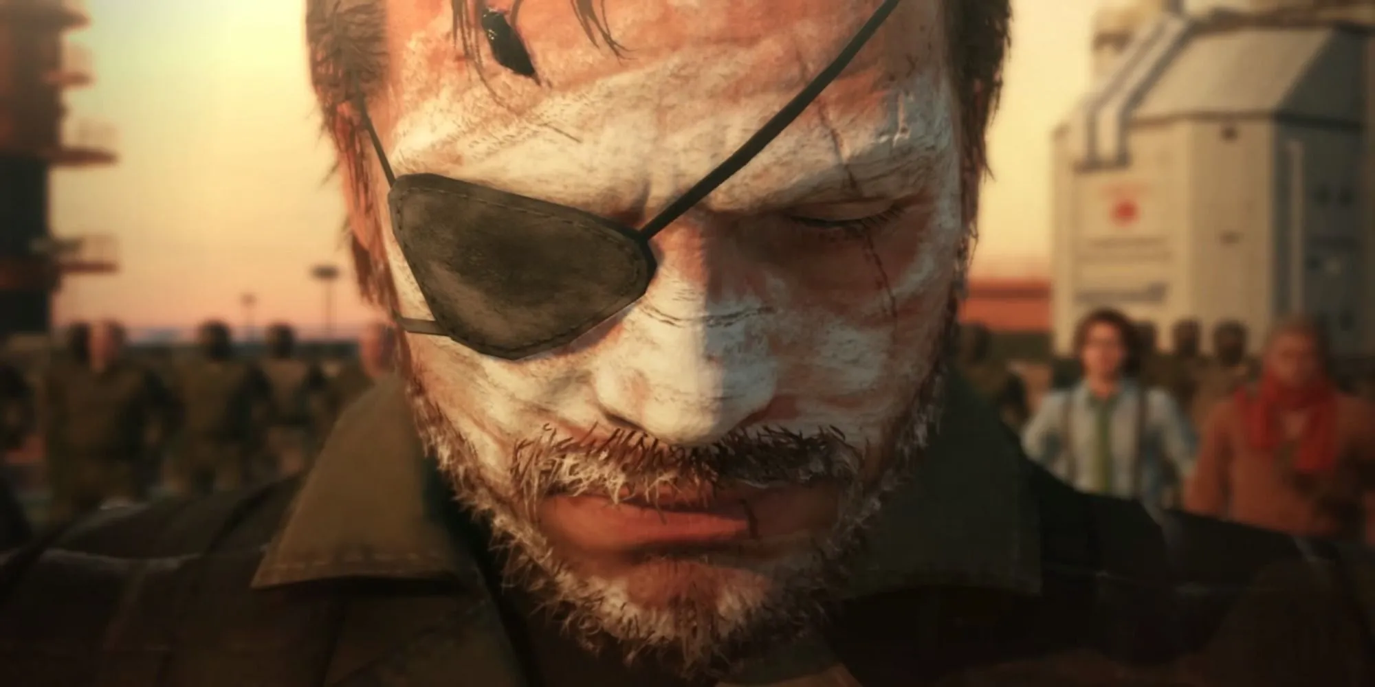 Hình ảnh Big Boss trong một phân cảnh game Metal Gear Solid V The Phantom Pain