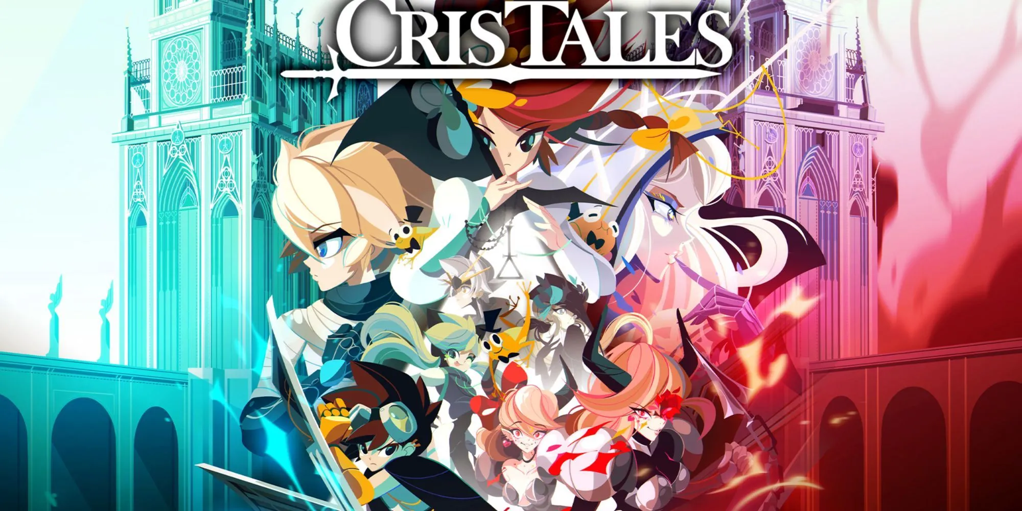 Hình ảnh đồ họa nghệ thuật của game Cris Tales, một JRPG indie với cơ chế thời gian