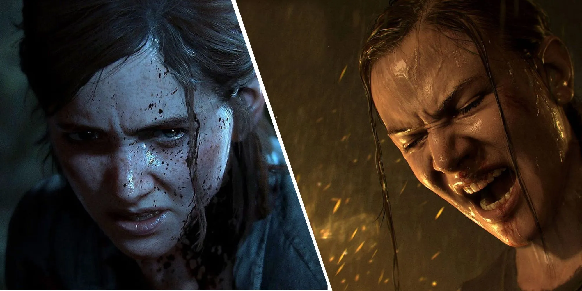 Hình ảnh Ellie và Abby trong The Last of Us Part 2, game có sự thay đổi góc nhìn cốt truyện.