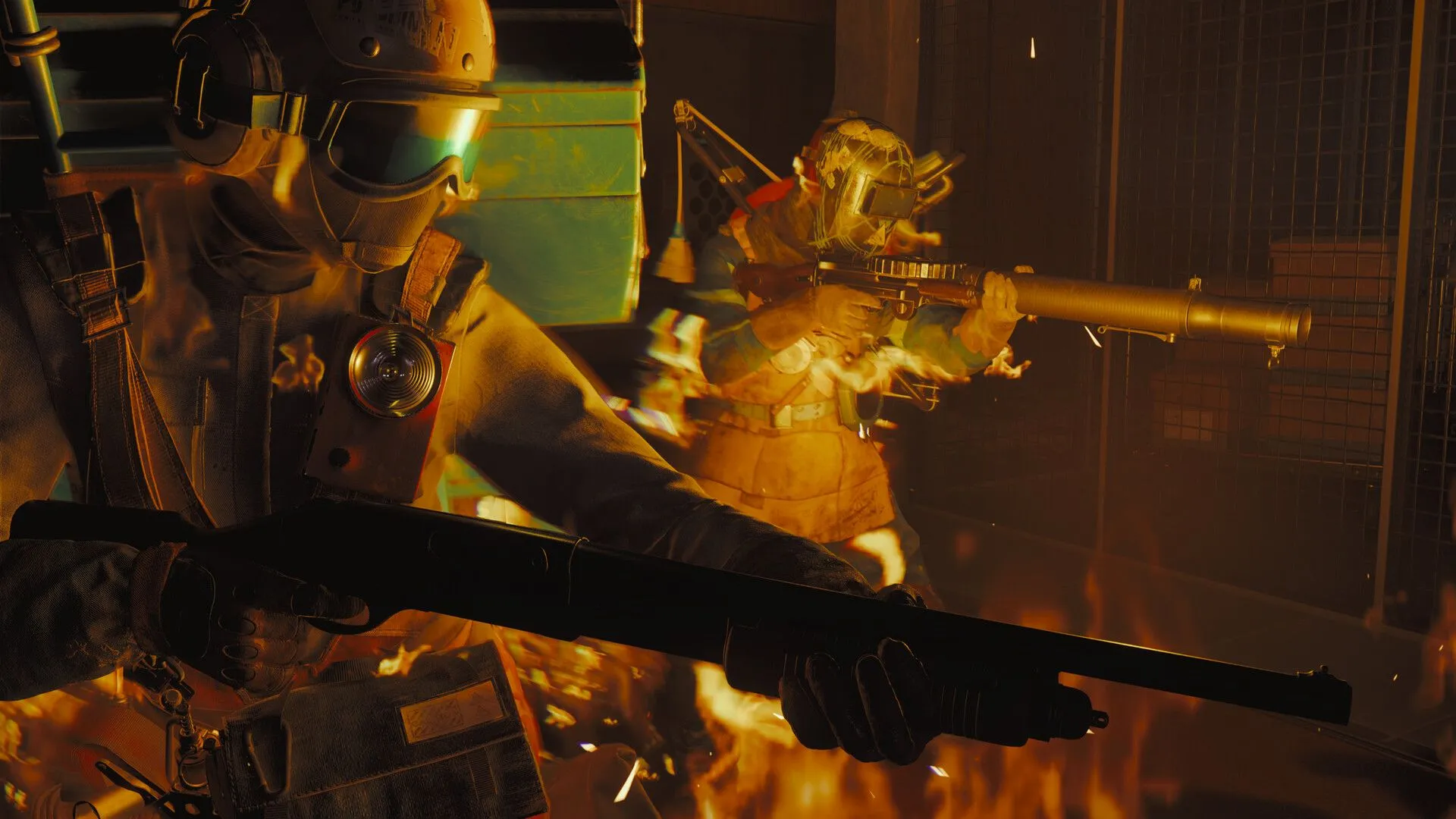 Hình ảnh game FBC: Firebreak, cho thấy một nhân vật trong môi trường đổ nát