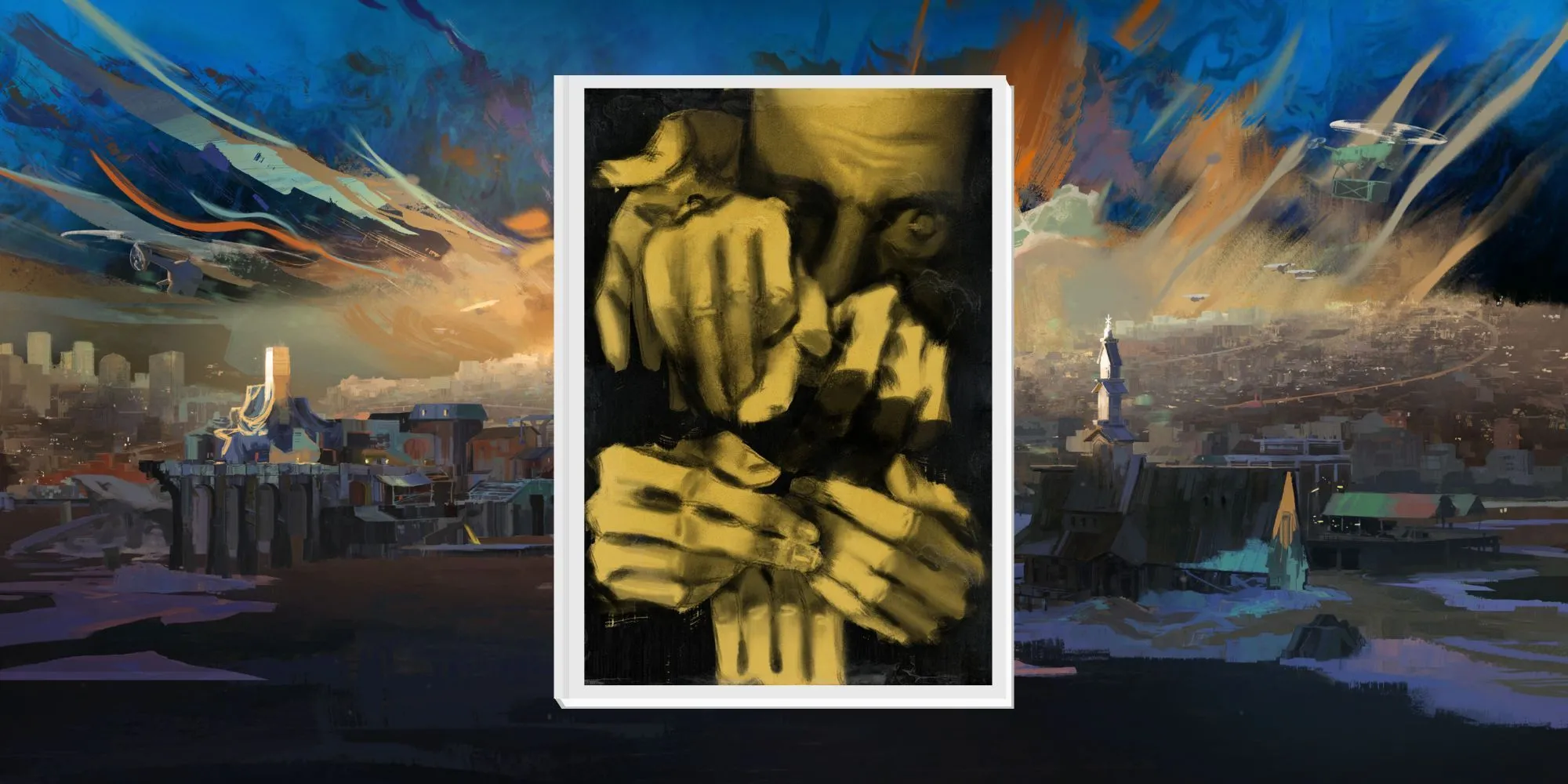 Hình ảnh minh họa kỹ năng Phối Hợp Tay/Mắt liên quan đến việc sử dụng súng trong Disco Elysium.