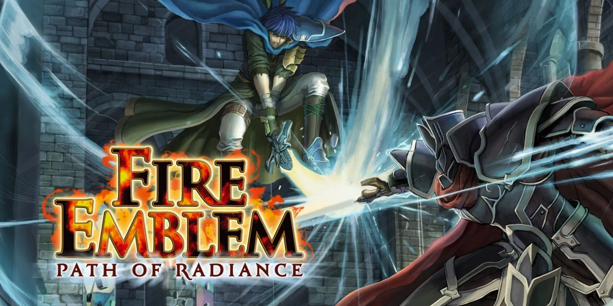 Hình ảnh nhân vật chính Ike trong game Fire Emblem: Path of Radiance trên Nintendo GameCube