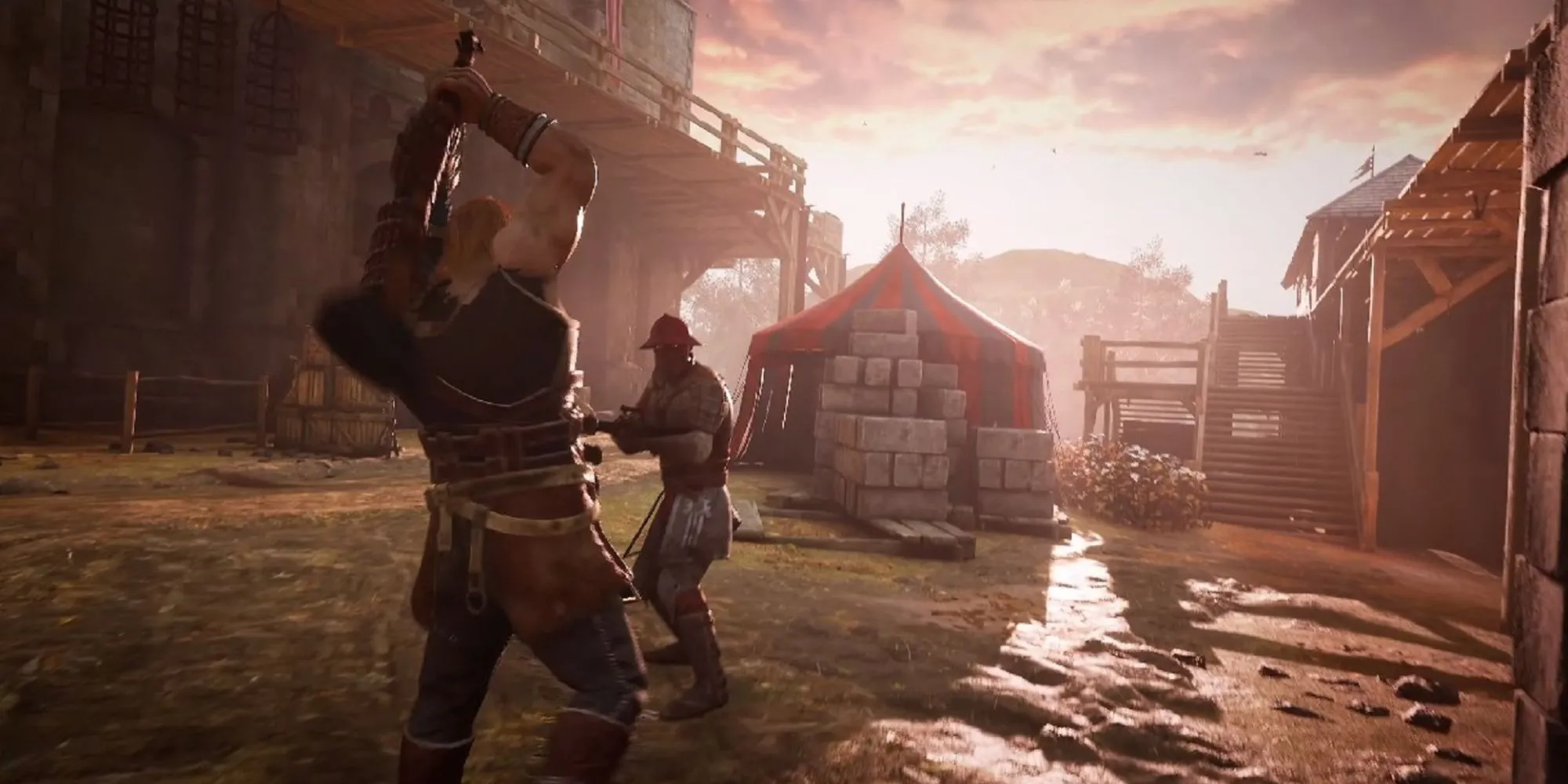 Hình ảnh nhân vật đánh cận chiến trong Hood: Outlaws and Legends - Game extraction không thành công.