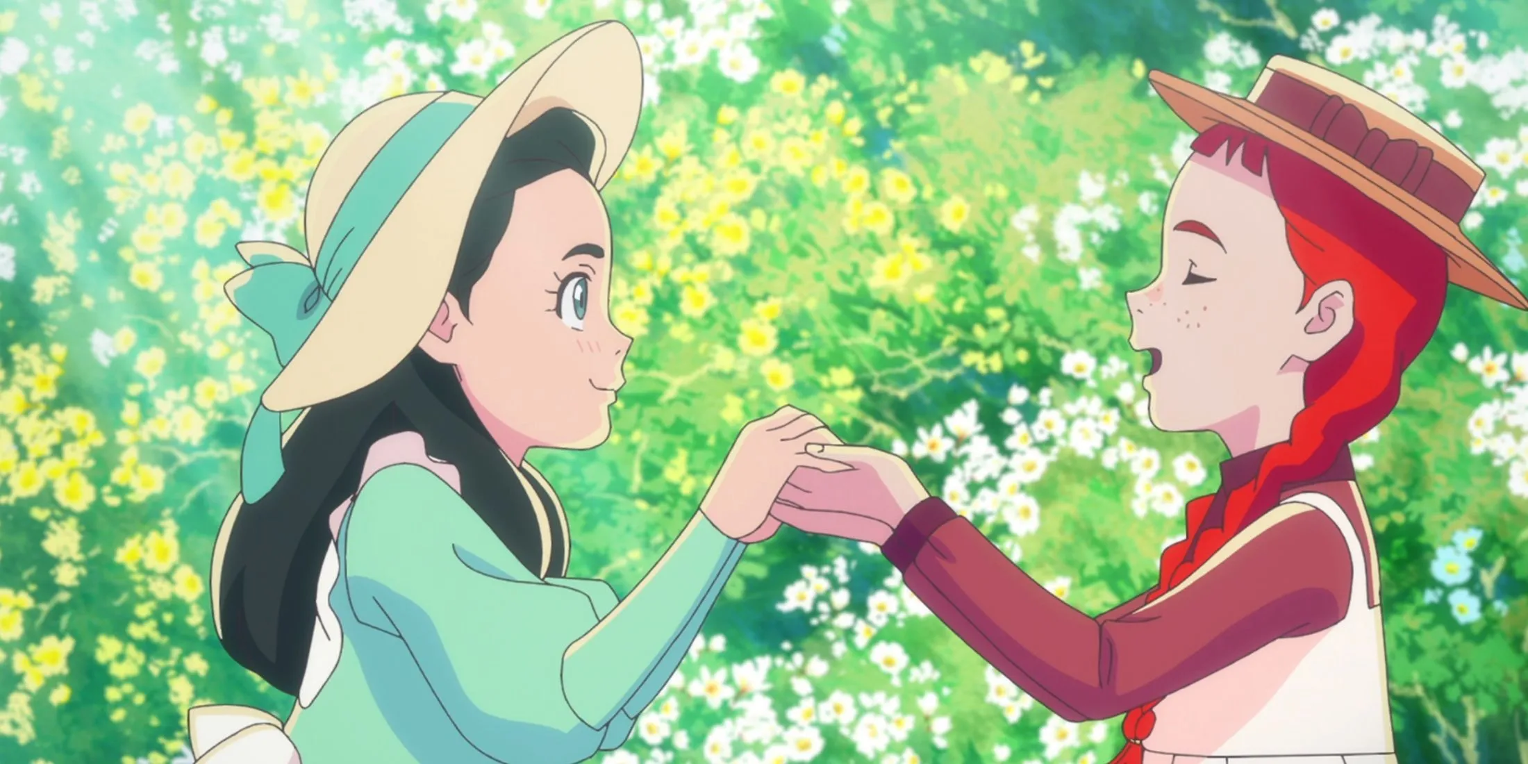 Hình ảnh từ anime Anne Shirley dựa trên tiểu thuyết nổi tiếng
