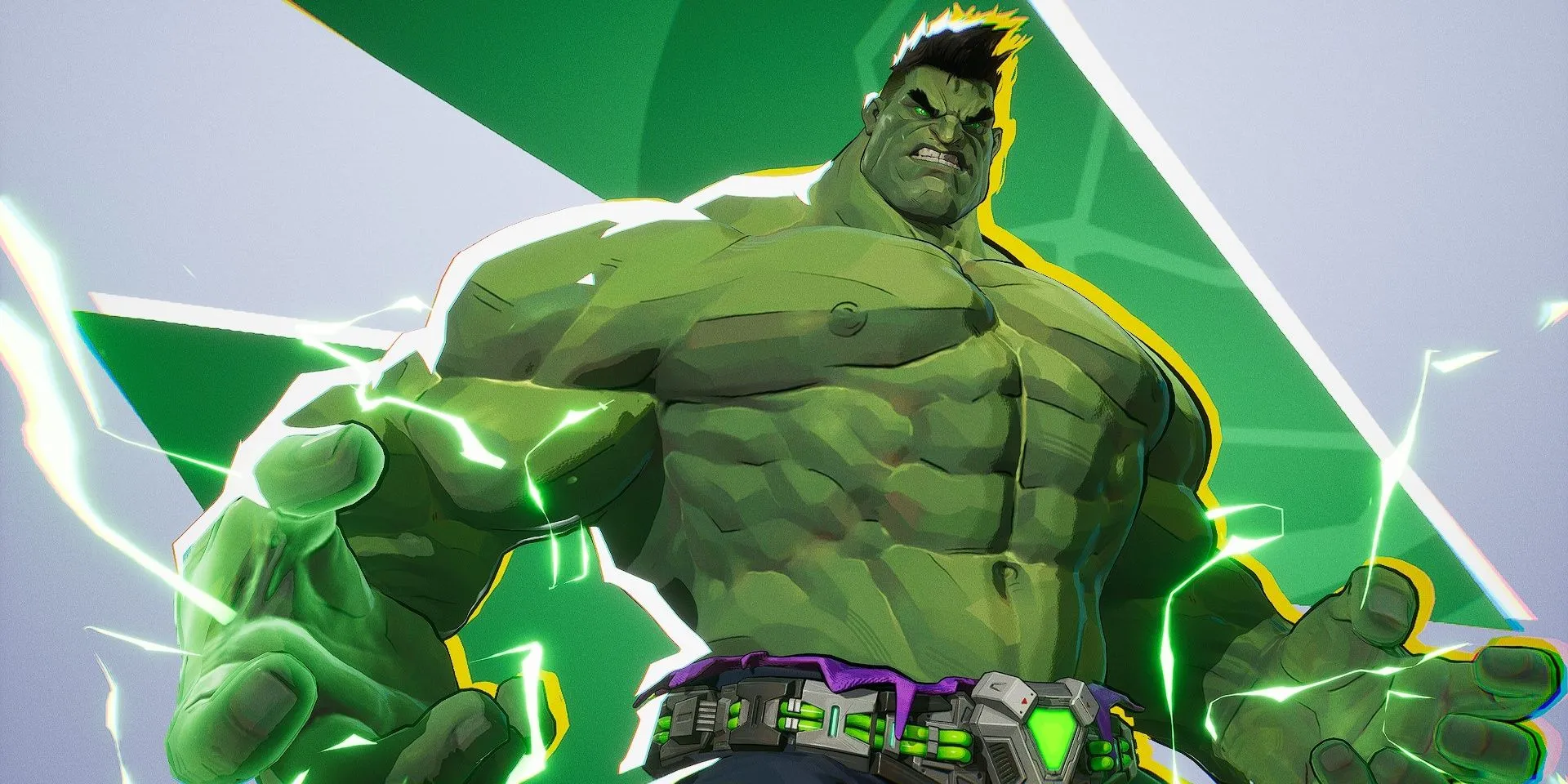 Hulk sử dụng sức mạnh vật lý trong trận chiến Marvel Rivals