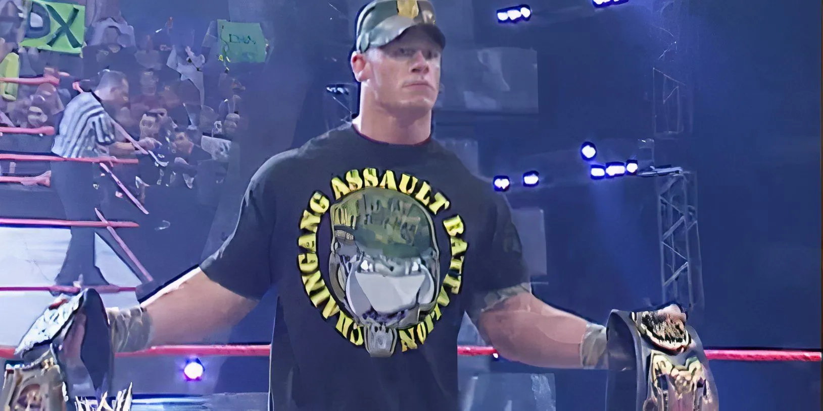 John Cena giữ cả Đai WWE và Đai Đồng đội Thế giới trên một tập của Raw năm 2007.