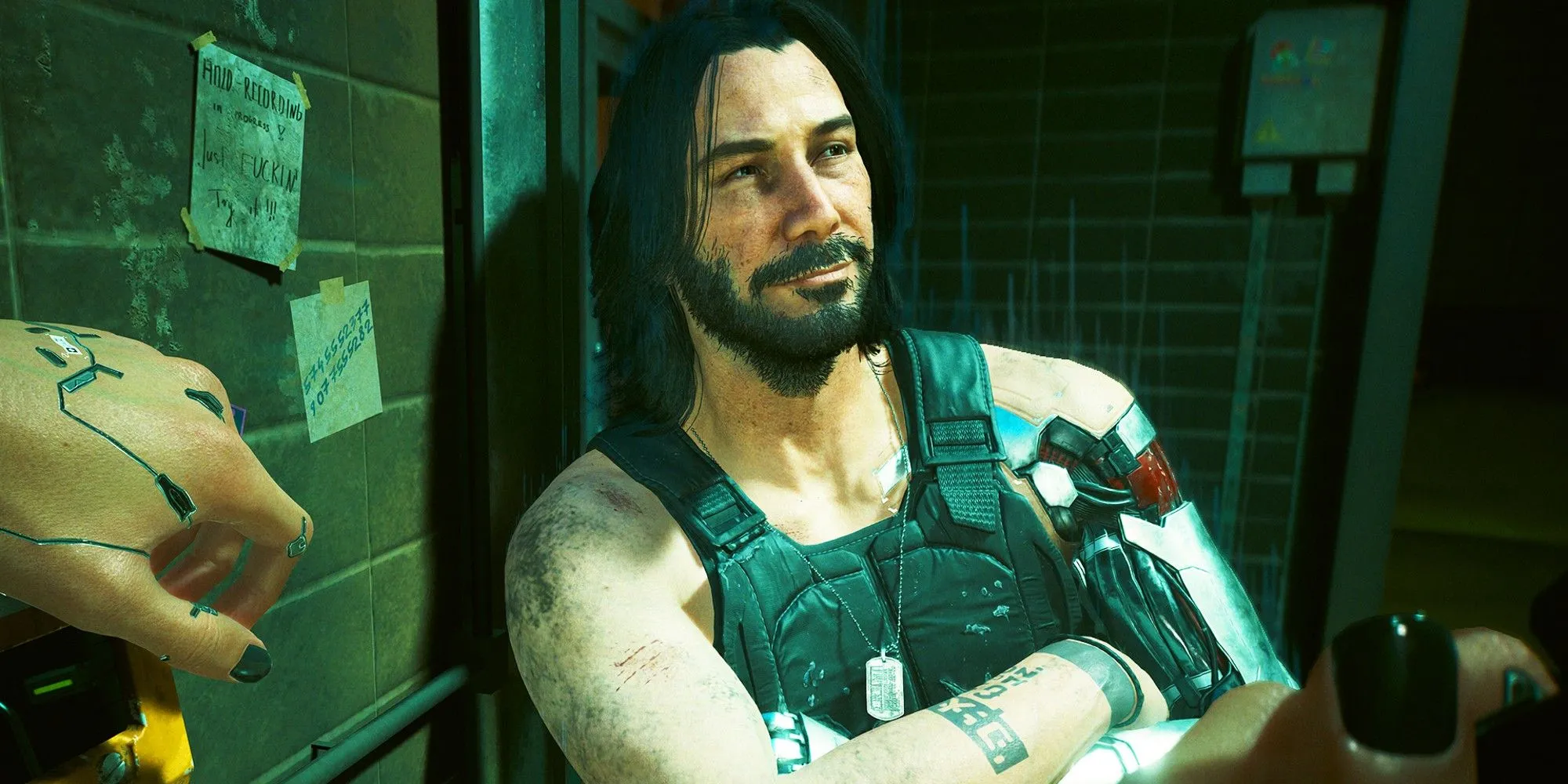 Johnny Silverhand (Keanu Reeves) trong Cyberpunk 2077, rockerboy huyền thoại xứng đáng có game riêng.