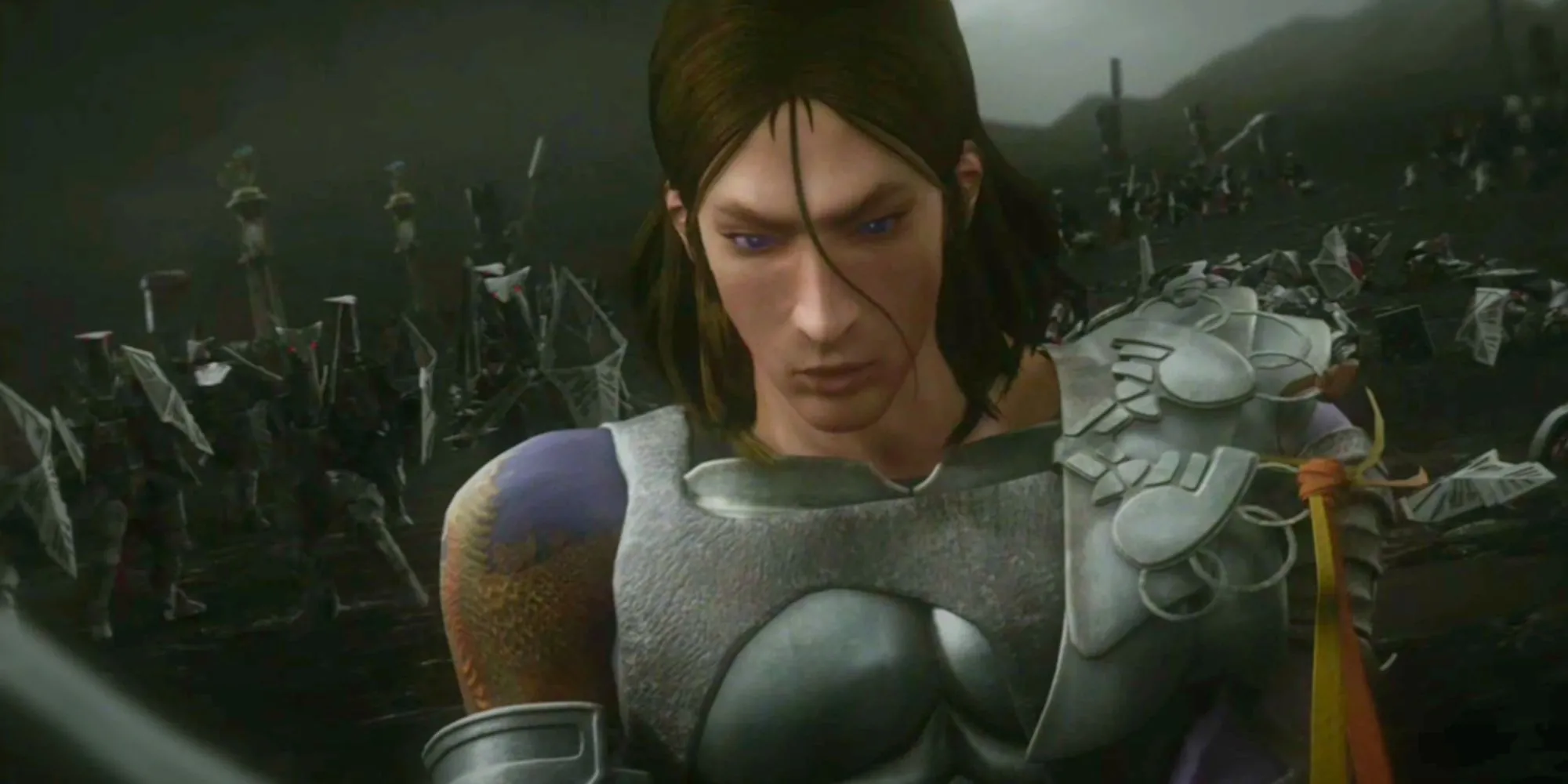 Kaim Argonar đứng dậy giữa tàn tích chiến tranh trong Lost Odyssey