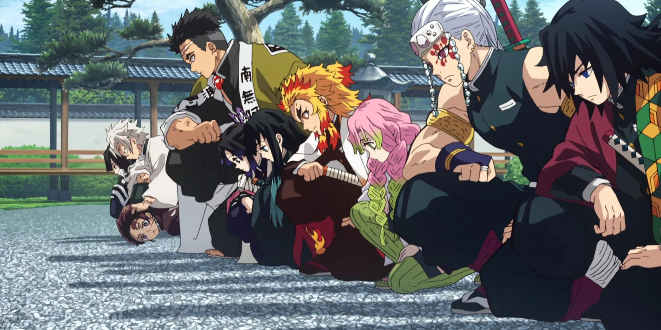 Kamado Tanjiro và các Trụ Cột trong Demon Slayer