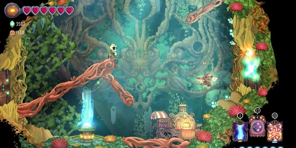 Khám phá thế giới vẽ tay tuyệt đẹp trong The Knight Witch