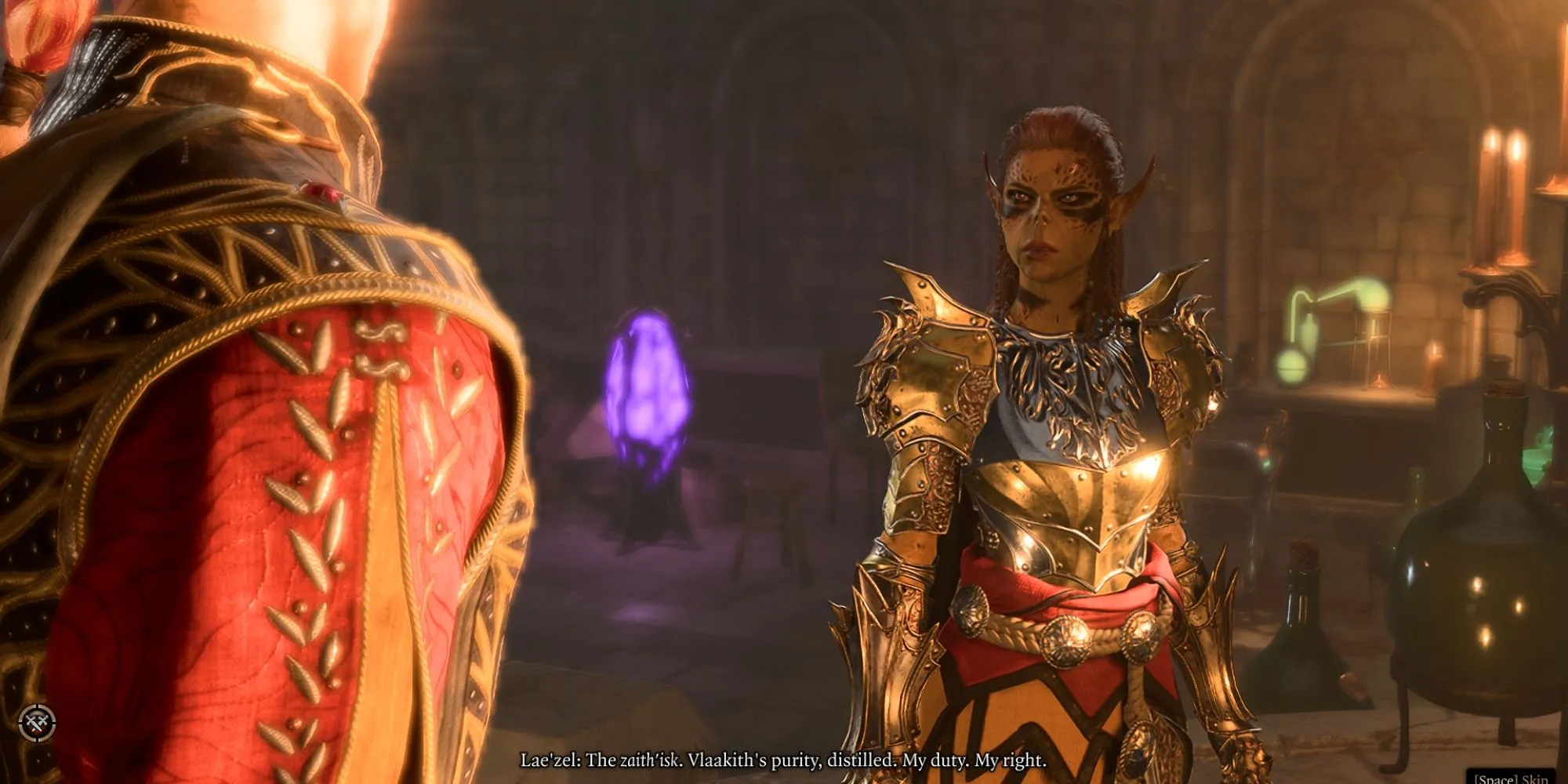 Lae'zel nói về Zaith'isk tại Giáo đoàn Githyanki, khám phá sự thật về chủng tộc mình trong Baldur's Gate 3.