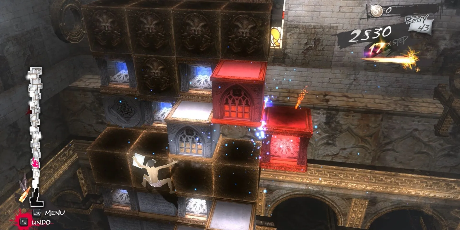 Leo tháp giải đố kết hợp cốt truyện người lớn trong game Catherine