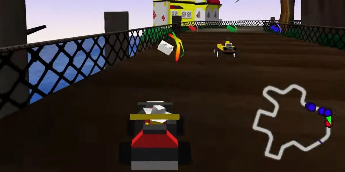 Lối chơi chế tạo xe đặc trưng trong game LEGO Racers