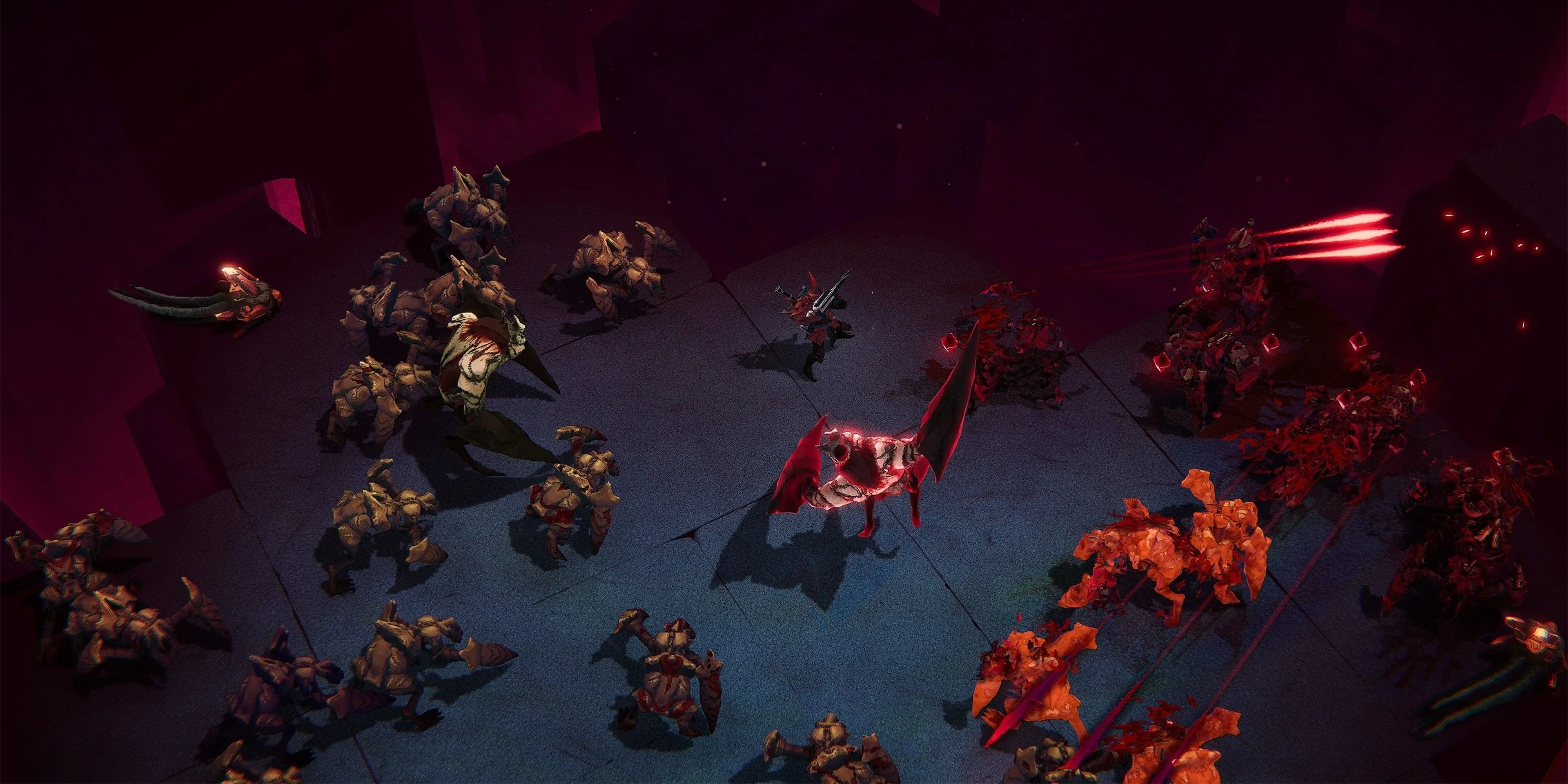 Màn hình chiến đấu isometric trong game Kill Knight