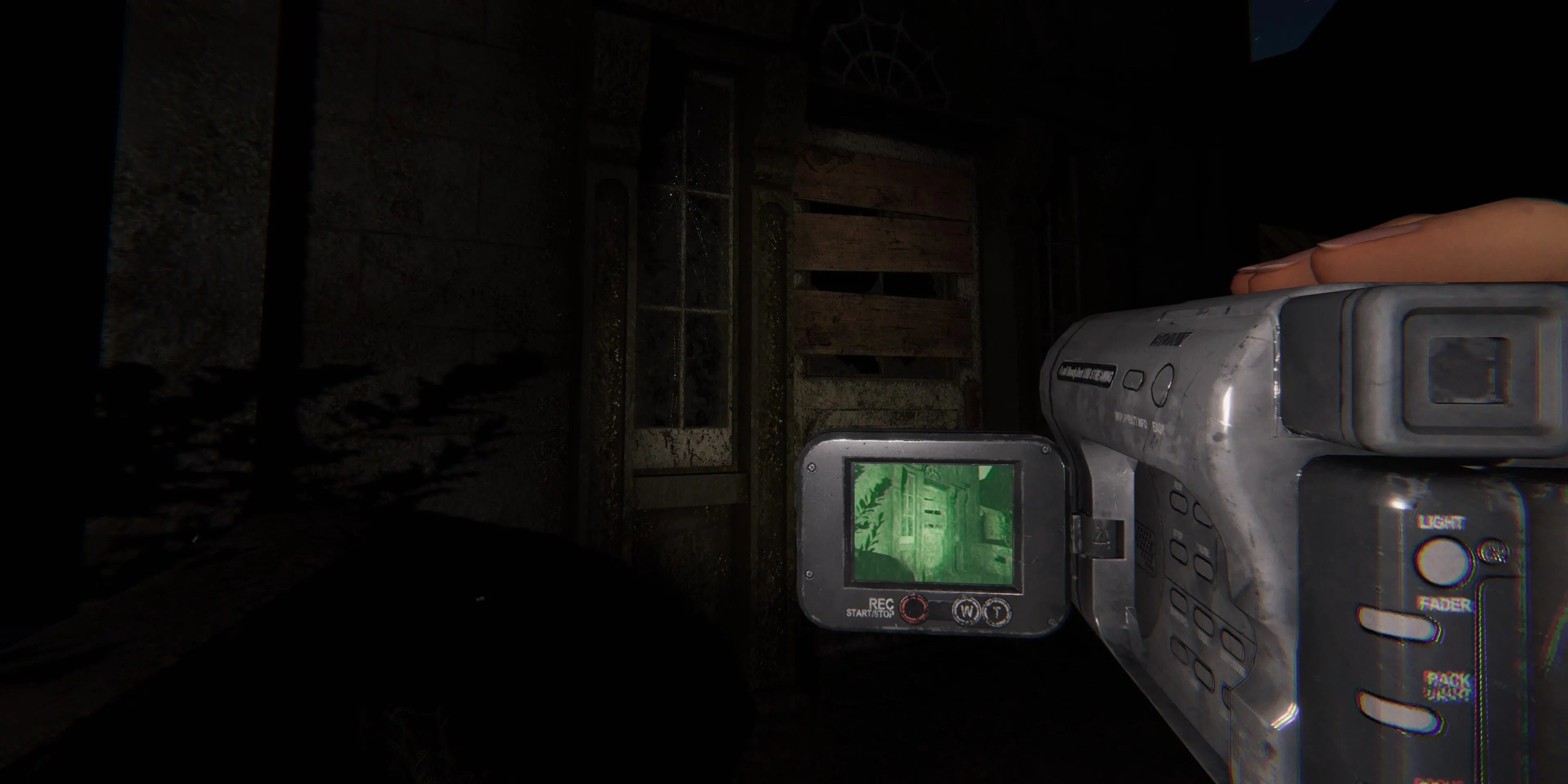 Màn hình quay phim từ camera trong game Phasmophobia