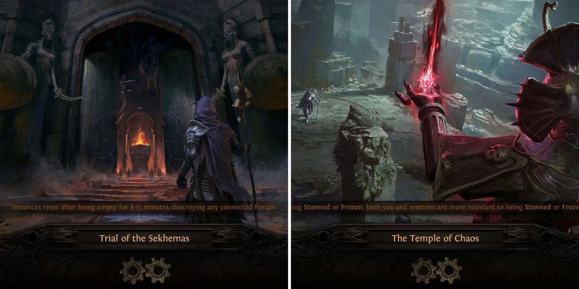Màn hình tải game hiển thị Thử Thách (Trials) trong Path of Exile 2, ám chỉ các khu vực không cần thiết ở lần chơi sau