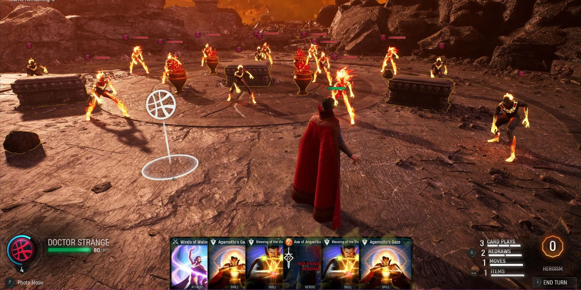 Marvel's Midnight Suns THREAT Room challenge with heroes