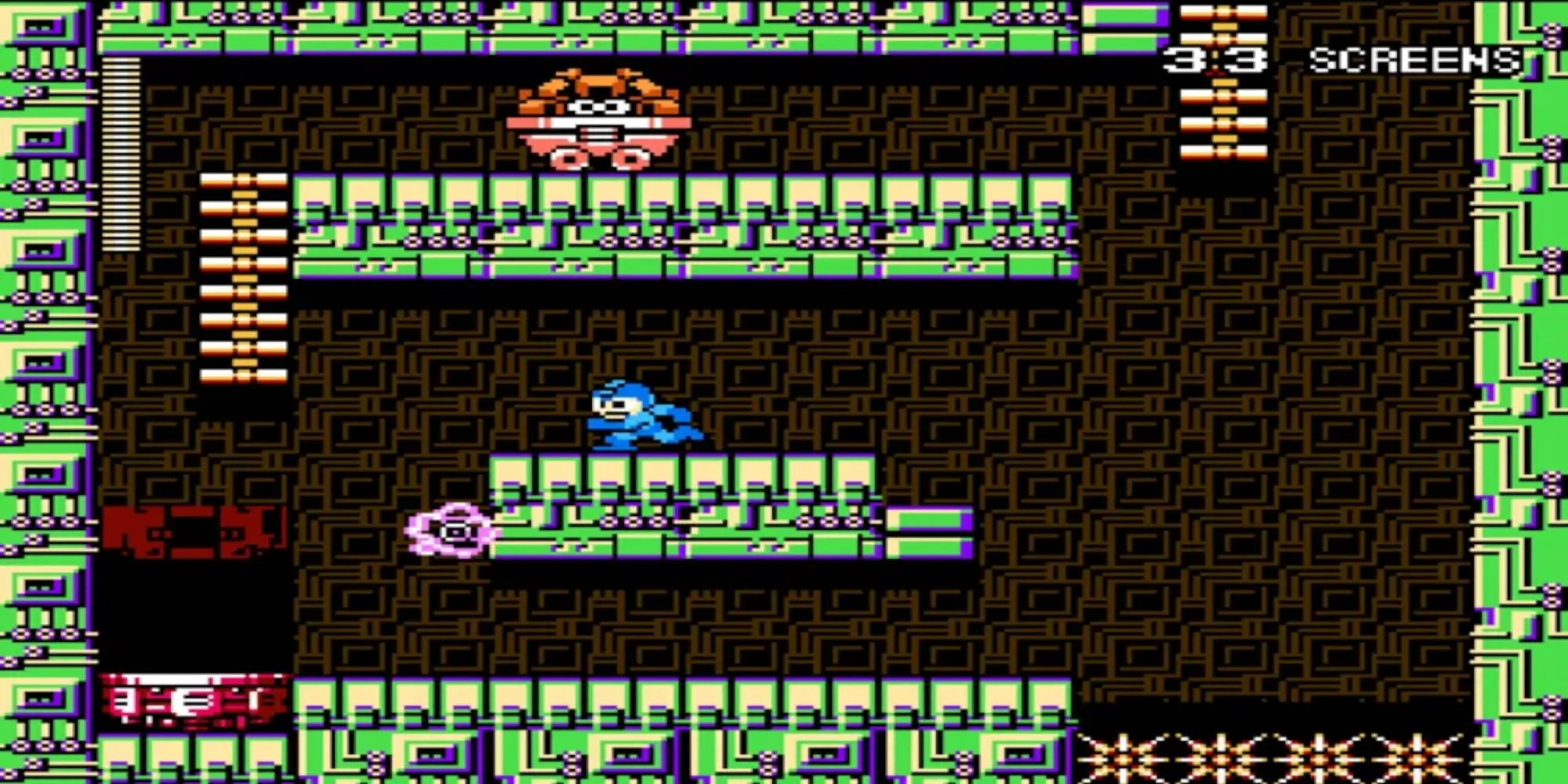 Mega Man trong màn chơi retro của game đi cảnh Mega Man 9 trên PS3